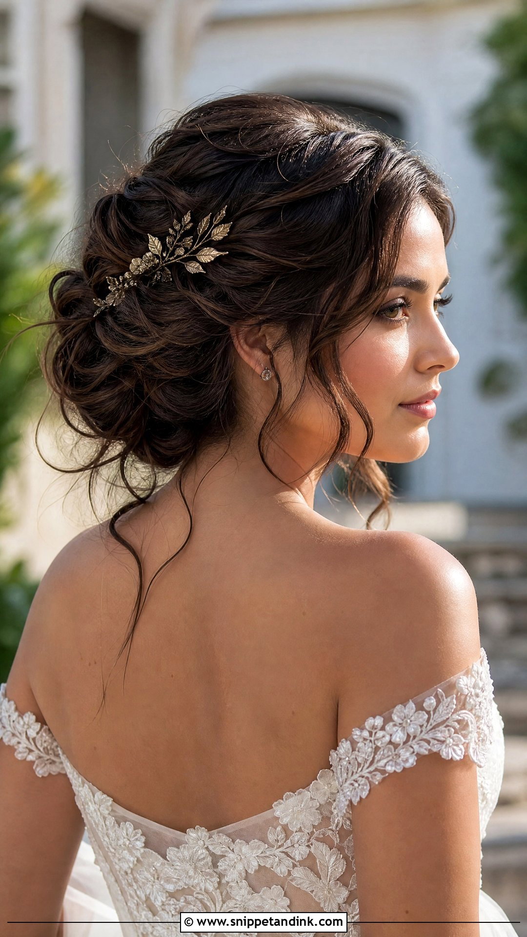 Fairy Bride Twisted Updo - Snippet and Ink - 15 Fairy Bride Hair Ideas