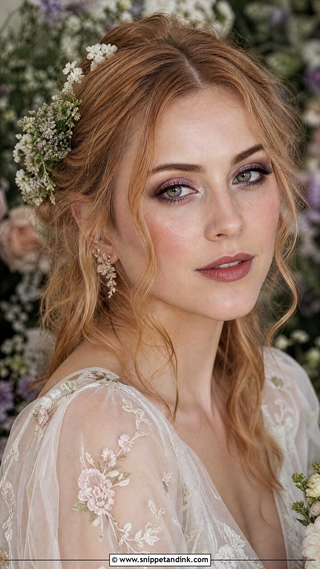 Fairy Grunge Wedding Makeup - Snippet and Ink - 25 Alt Wedding Makeup Ideas