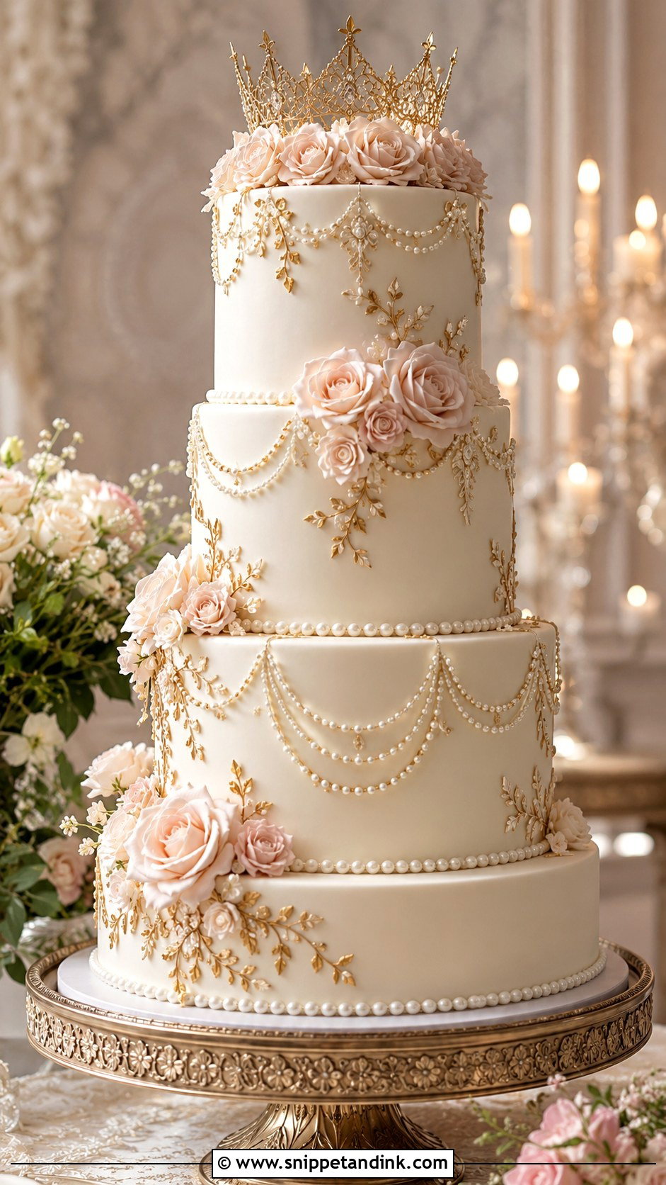 Fairy Tale Wedding Cake - Snippet and Ink - 20 Enchanted Theme Cake Ideas for Wedding