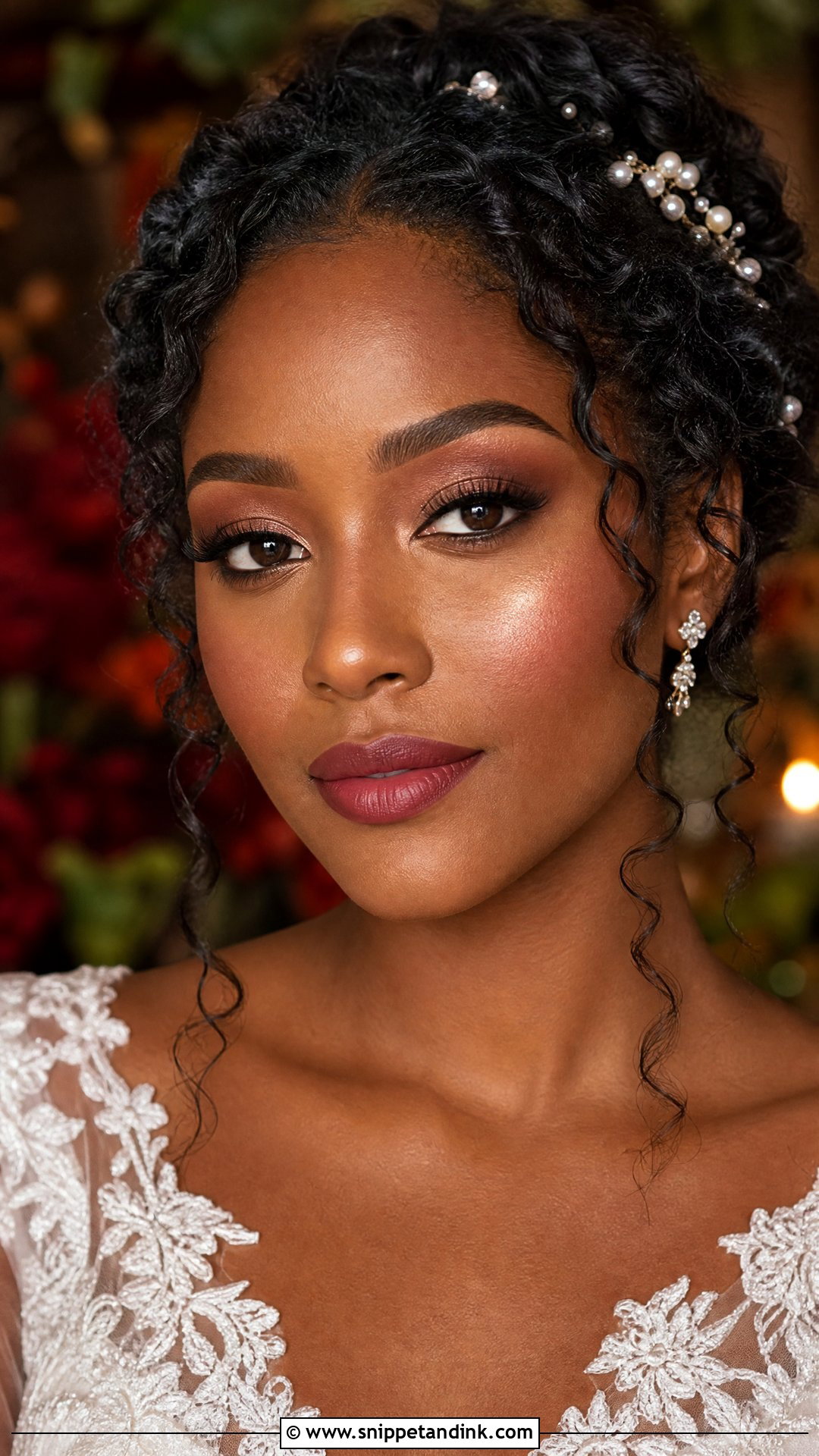 Fairy Wedding Makeup With Berry Blush - Snippet and Ink - 25 Fairy Wedding Makeup Ideas