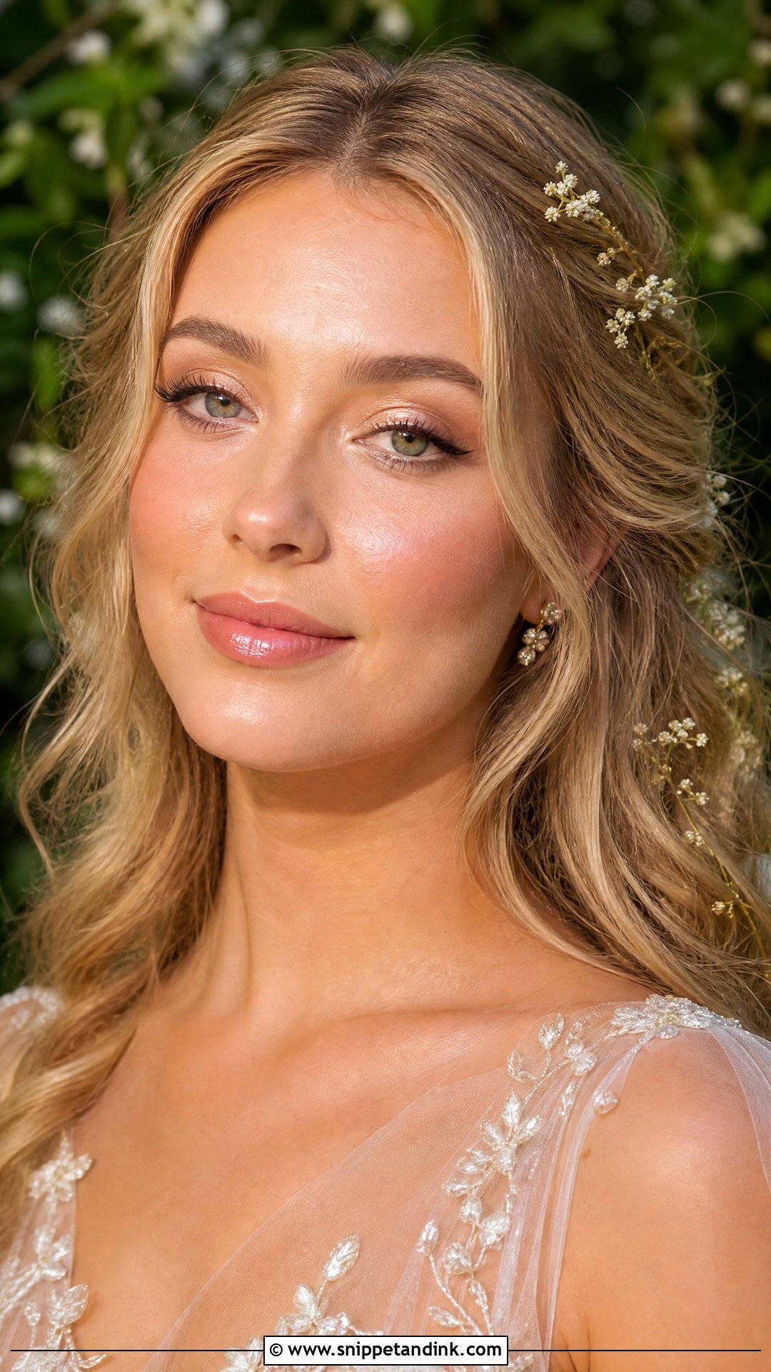 Fairy Wedding Makeup With Dewy Skin - Snippet and Ink - 25 Fairy Wedding Makeup Ideas