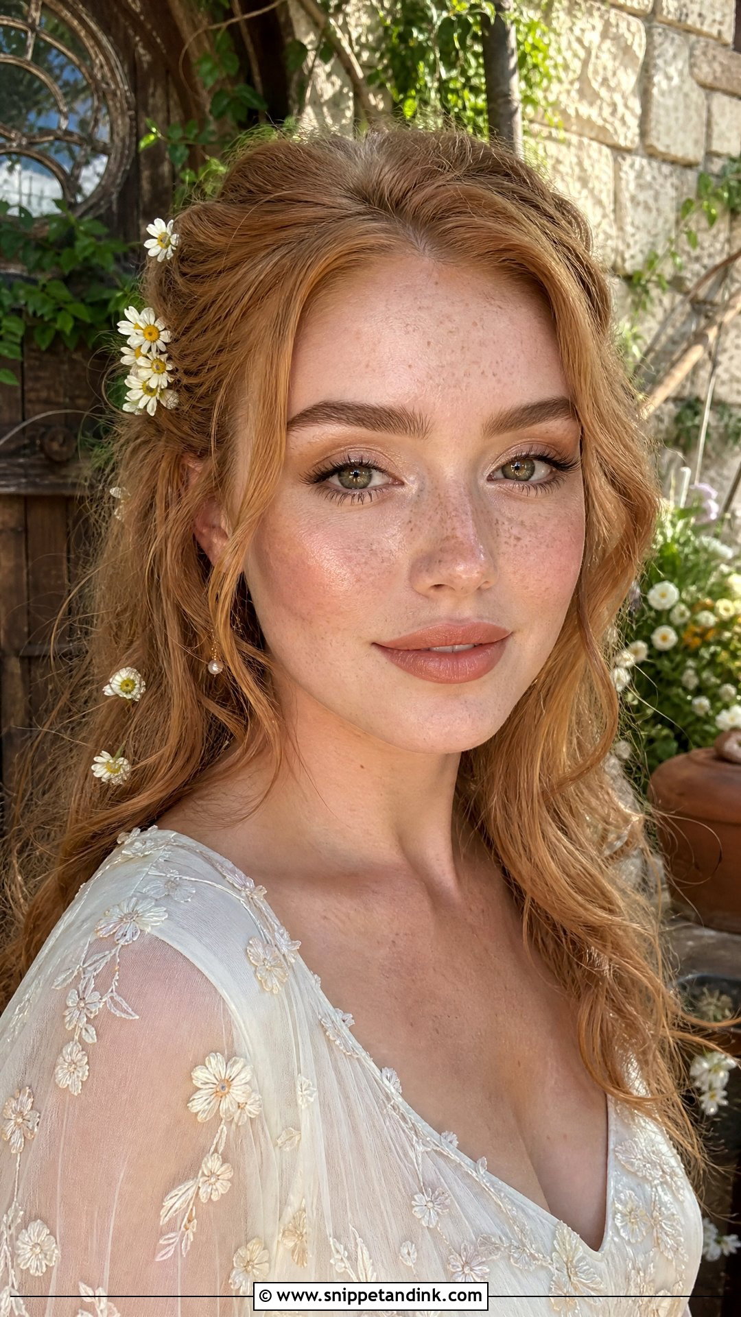 Fairy Wedding Makeup With Freckles - Snippet and Ink - 25 Fairy Wedding Makeup Ideas