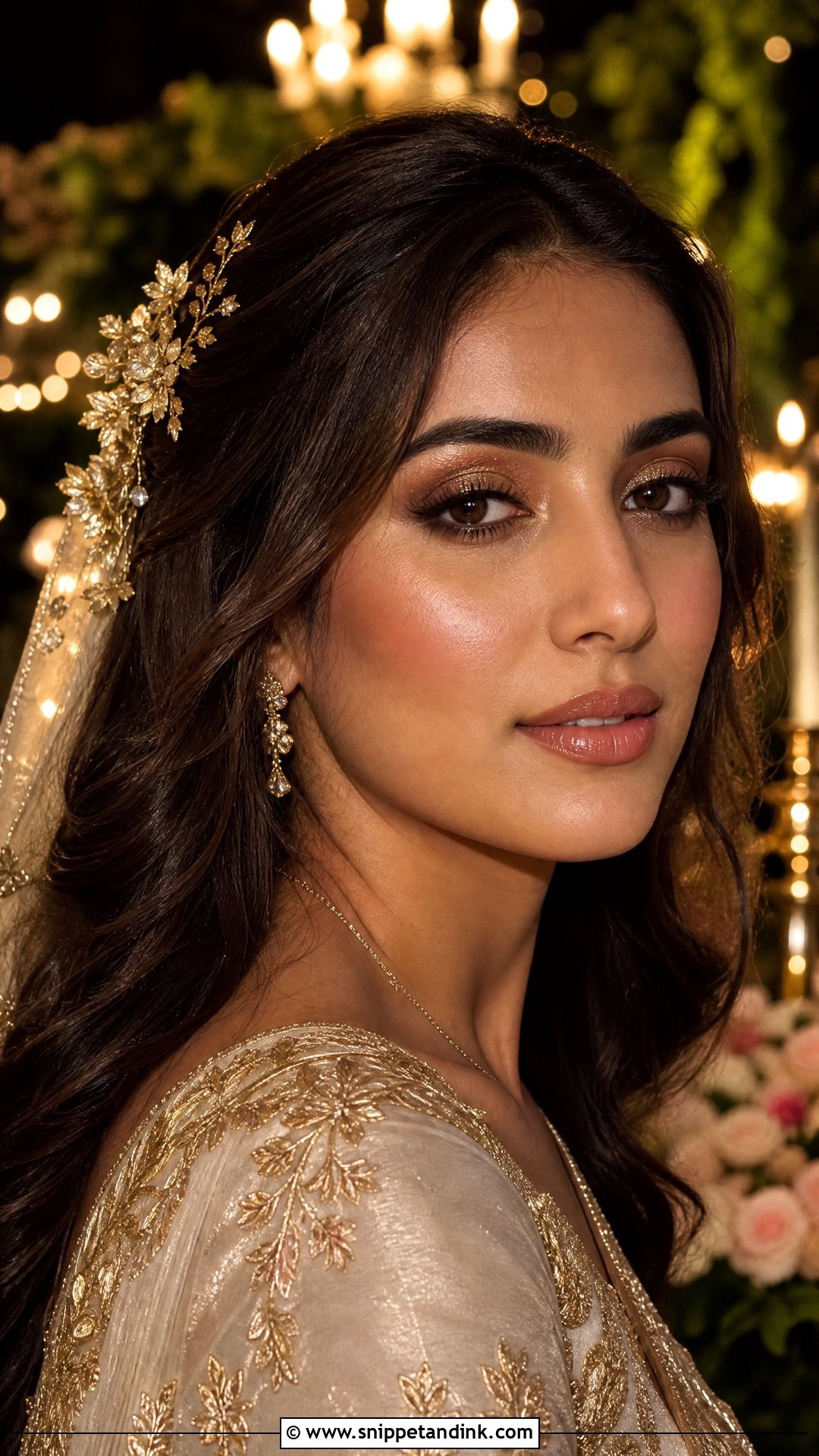 Fairy Wedding Makeup With Gold Shimmer - Snippet and Ink - 25 Fairy Wedding Makeup Ideas