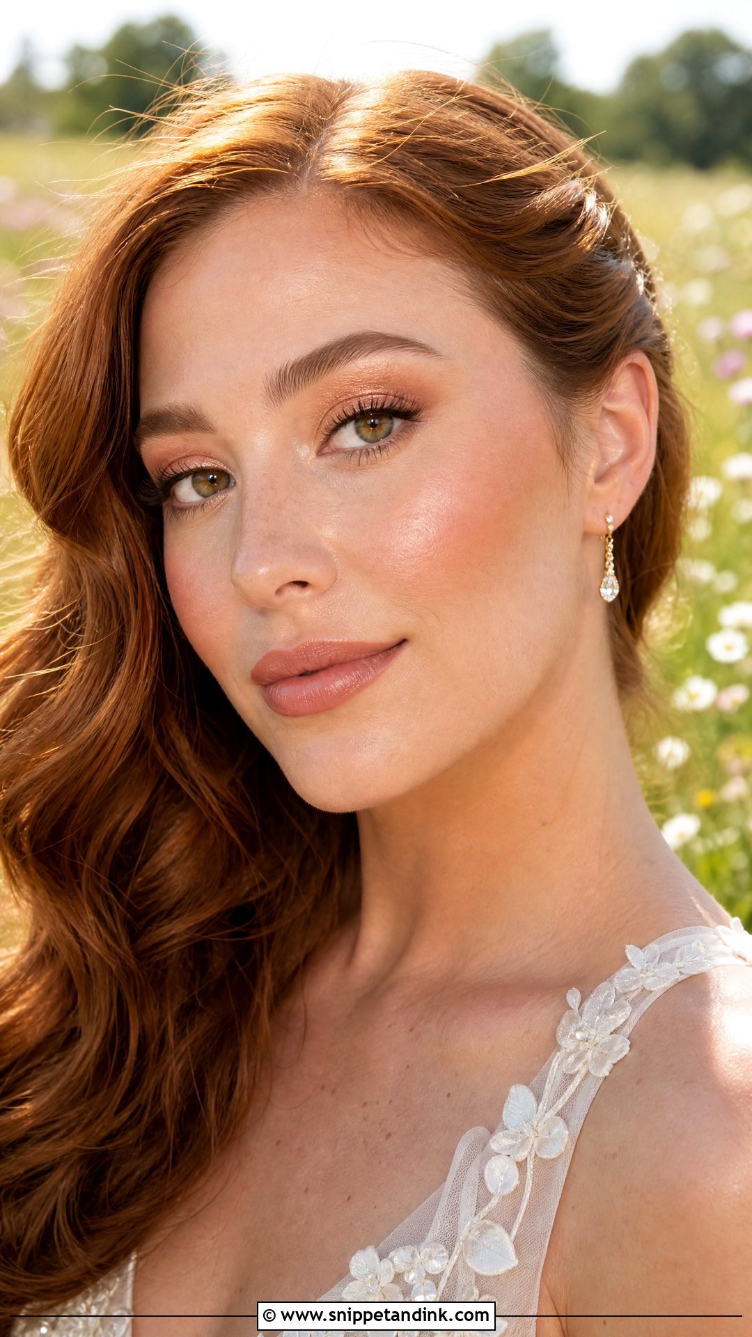 Fairy Wedding Makeup With Peach Blush - Snippet and Ink - 25 Fairy Wedding Makeup Ideas