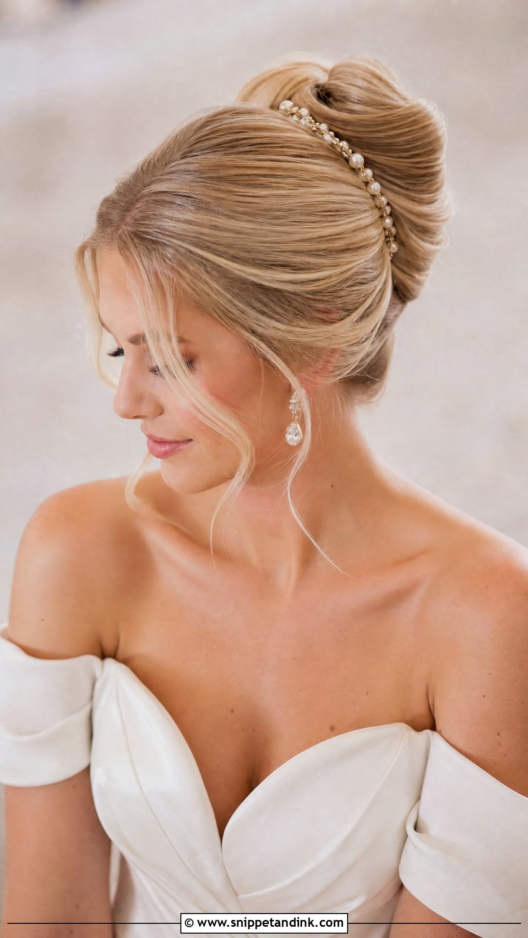 Fairytale Wedding French Twist - Snippet and Ink - 15 Fairytale Wedding Hairstyles
