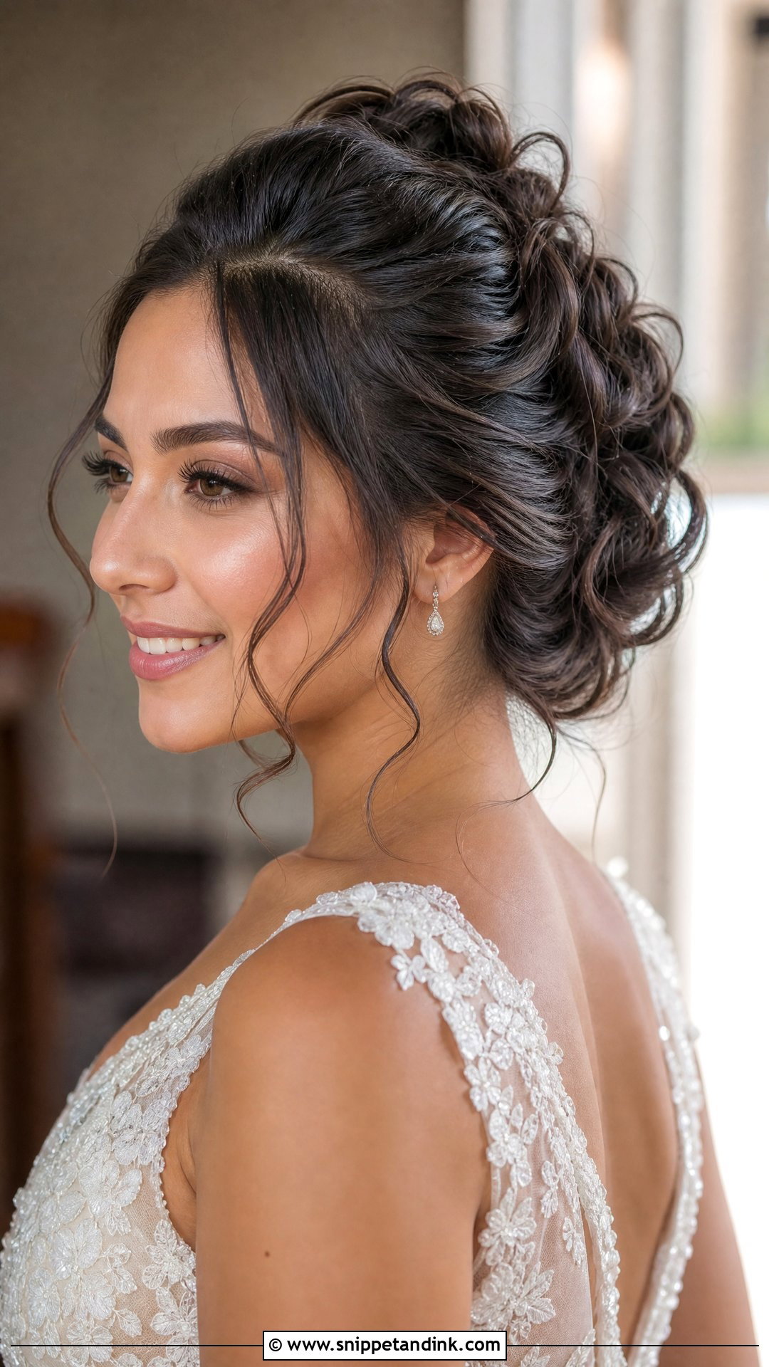 Fairytale Wedding Updo With Curls - Snippet and Ink - 15 Fairytale Wedding Hairstyles