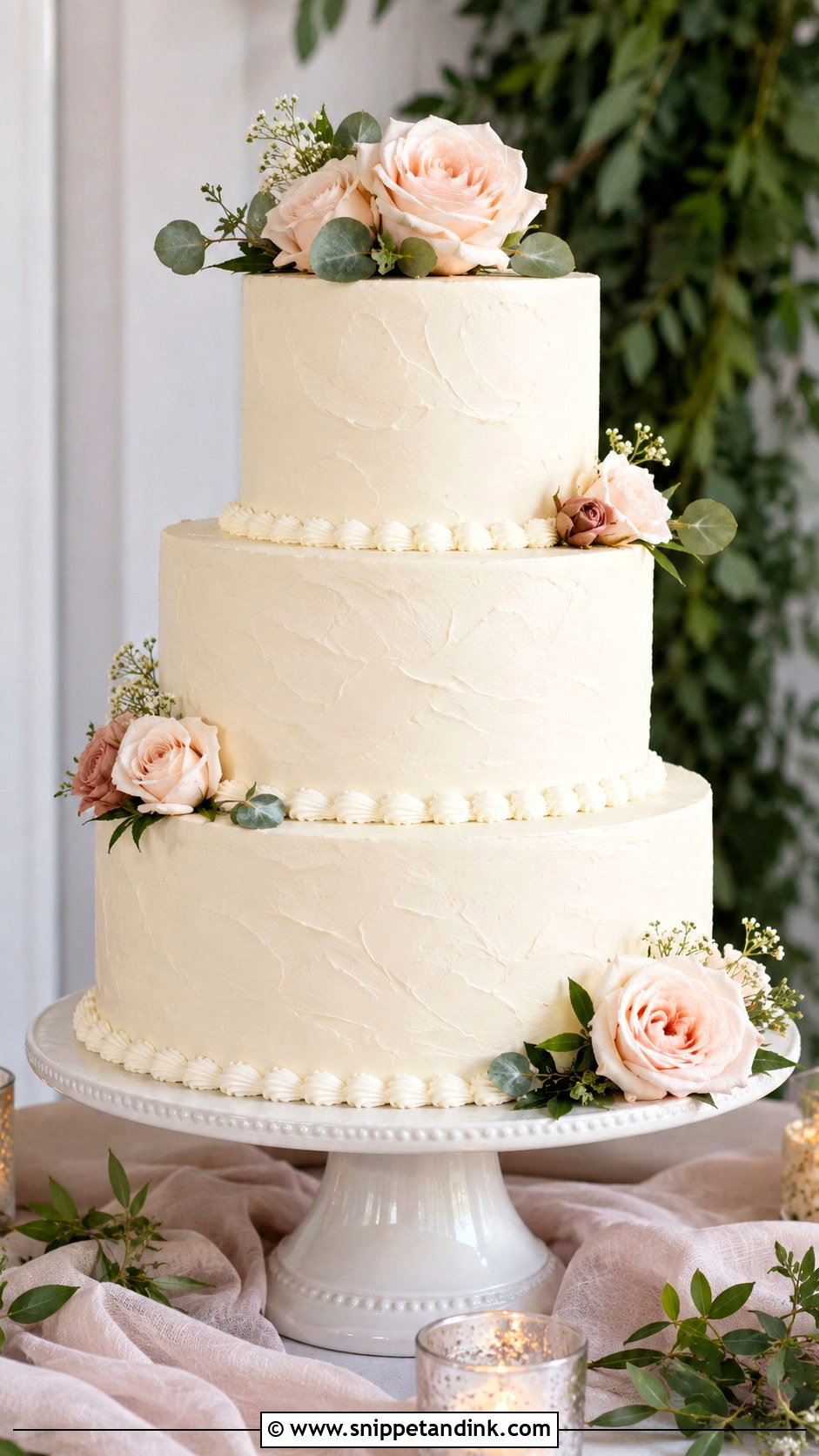 Fake Wedding Cake With Buttercream - Snippet and Ink - 20 How to Make a Fake Wedding Cake