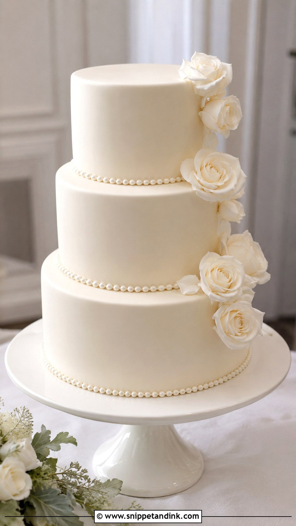 Fake Wedding Cake With Fondant - Snippet and Ink - 20 How to Make a Fake Wedding Cake