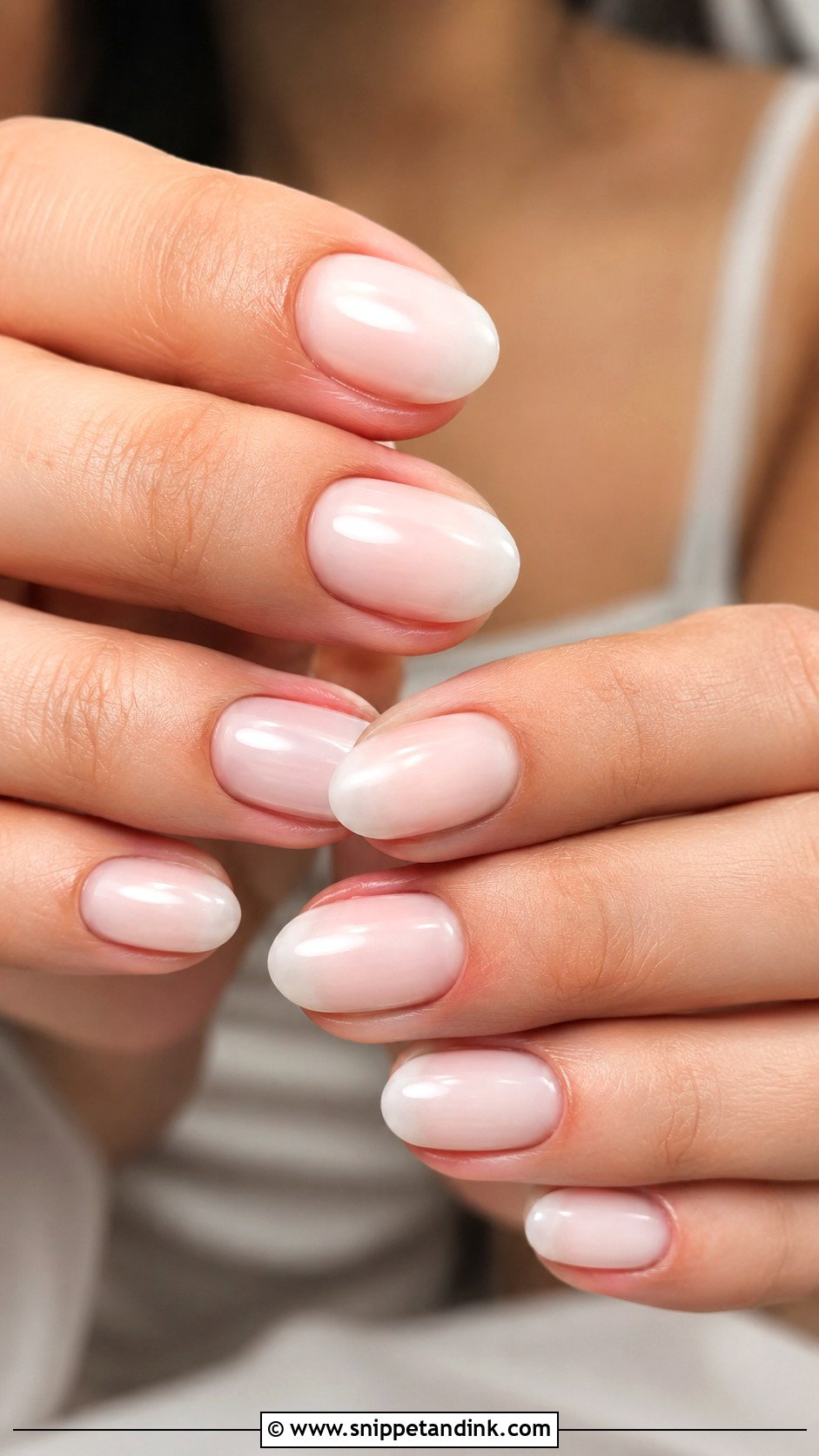 Fake Wedding Nails With Milky White Finish - Snippet and Ink - 20 Fake Wedding Nails