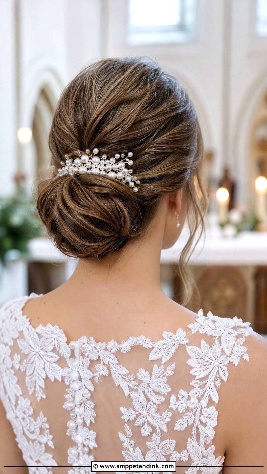 Fall Bridal Chignon - Snippet and Ink - 15 Fall Bridal Hair Ideas