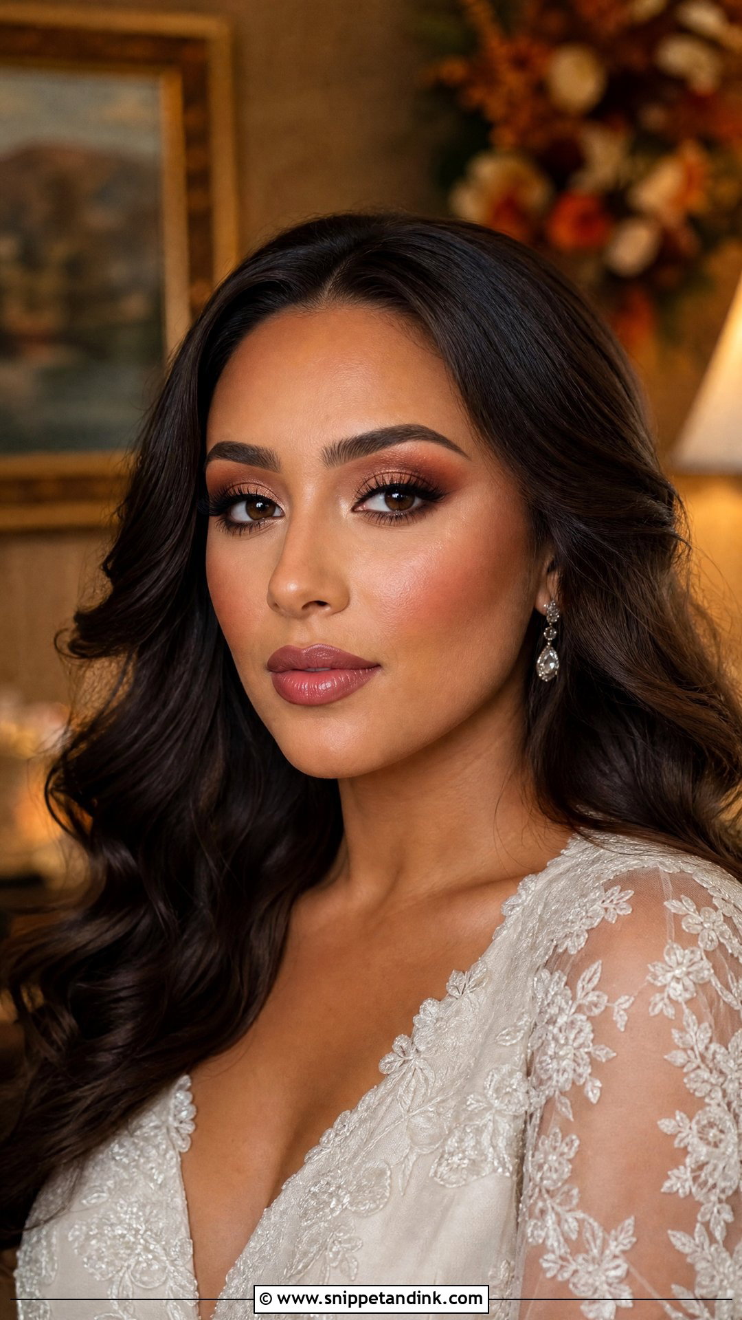 Fall Bridal Makeup - Snippet and Ink - 35 Bride Makeup Ideas