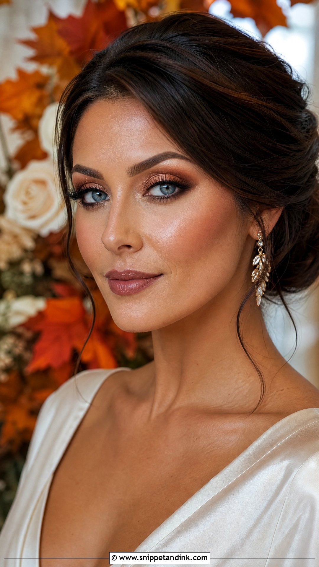 Fall Bridal Makeup For Blue Eyes Brunette - Snippet and Ink - 25 Bridal Makeup for Blue Eyes Brunette