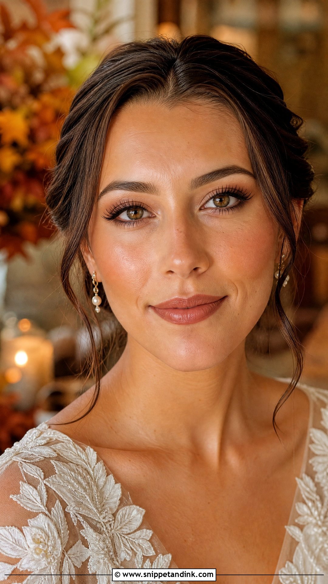 Fall Natural Wedding Makeup - Snippet and Ink - 25 Natural Glowy Wedding Makeup Ideas