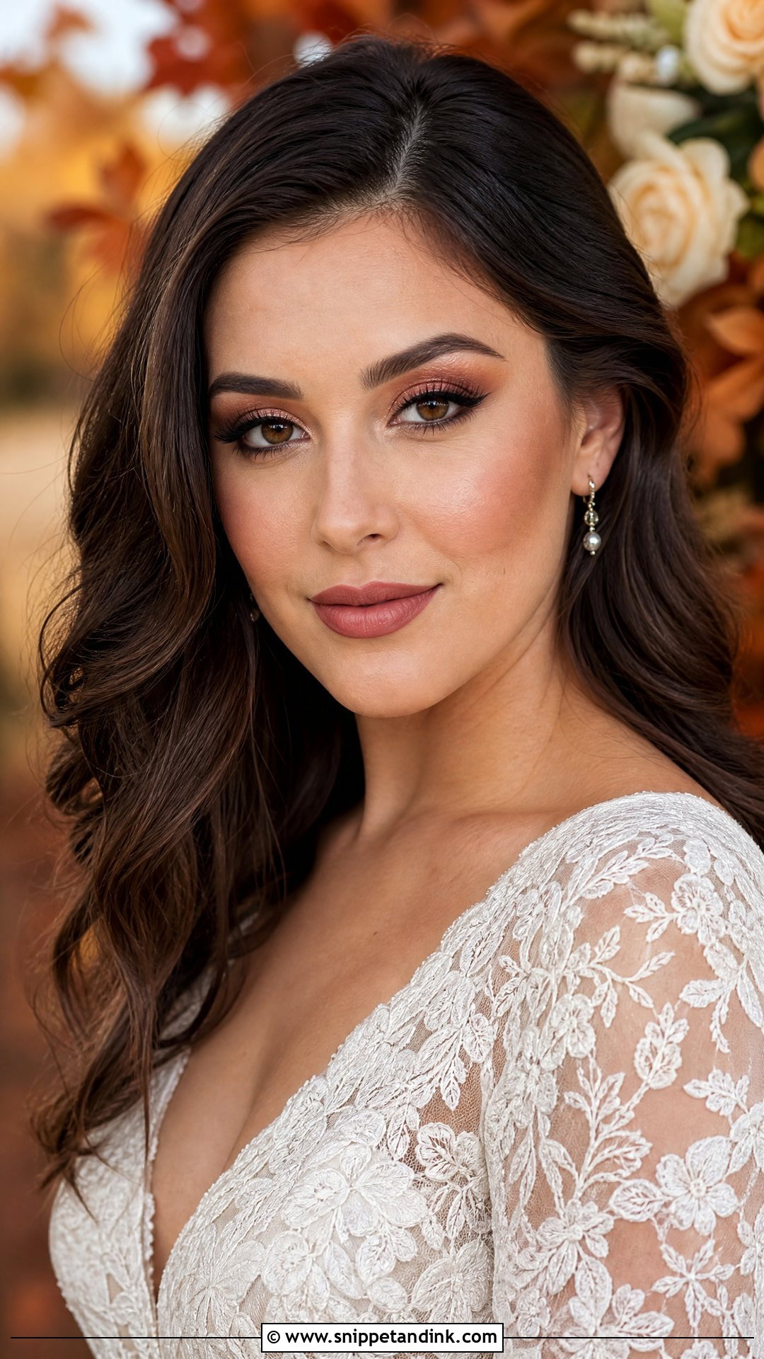 Fall Wedding Makeup For Brunettes - Snippet and Ink - 20 Wedding Makeup Brunette Ideas