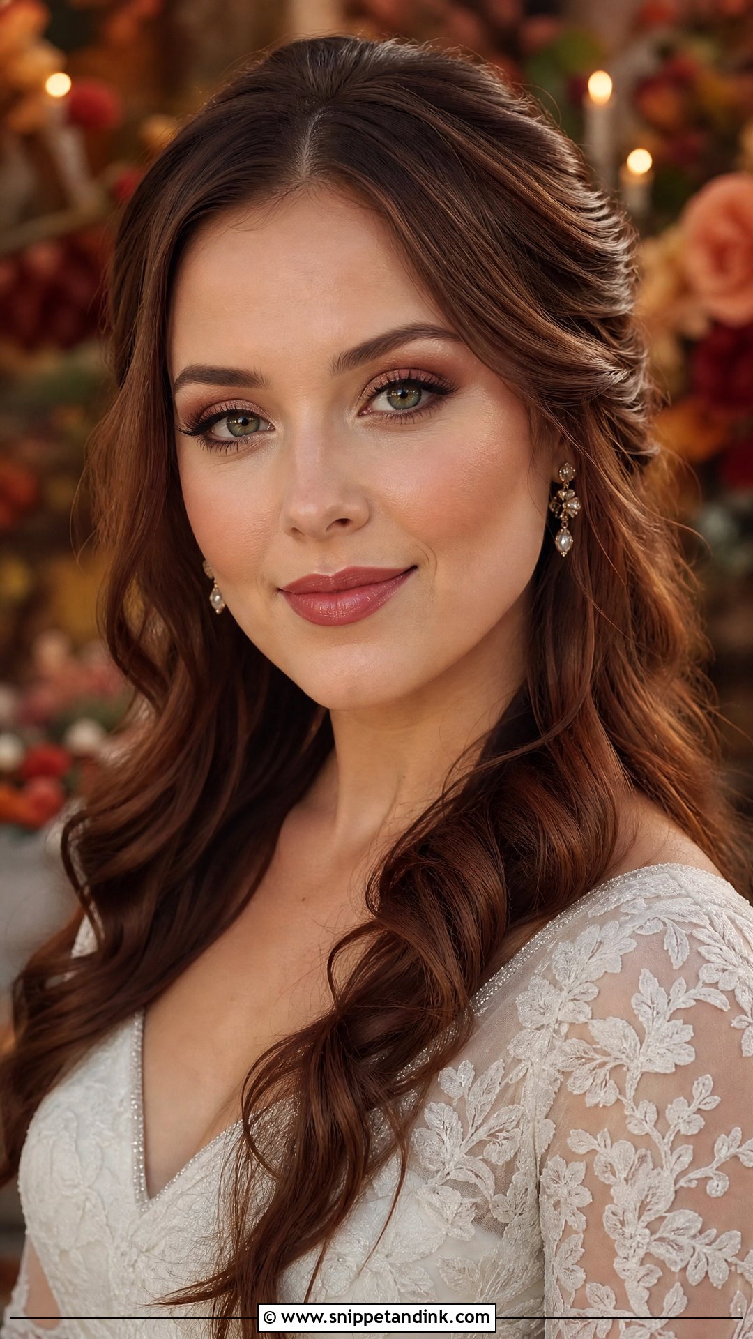 Fall Wedding Makeup For Green Eyes - Snippet and Ink - 20 Glowy Wedding Makeup for Green Eyes