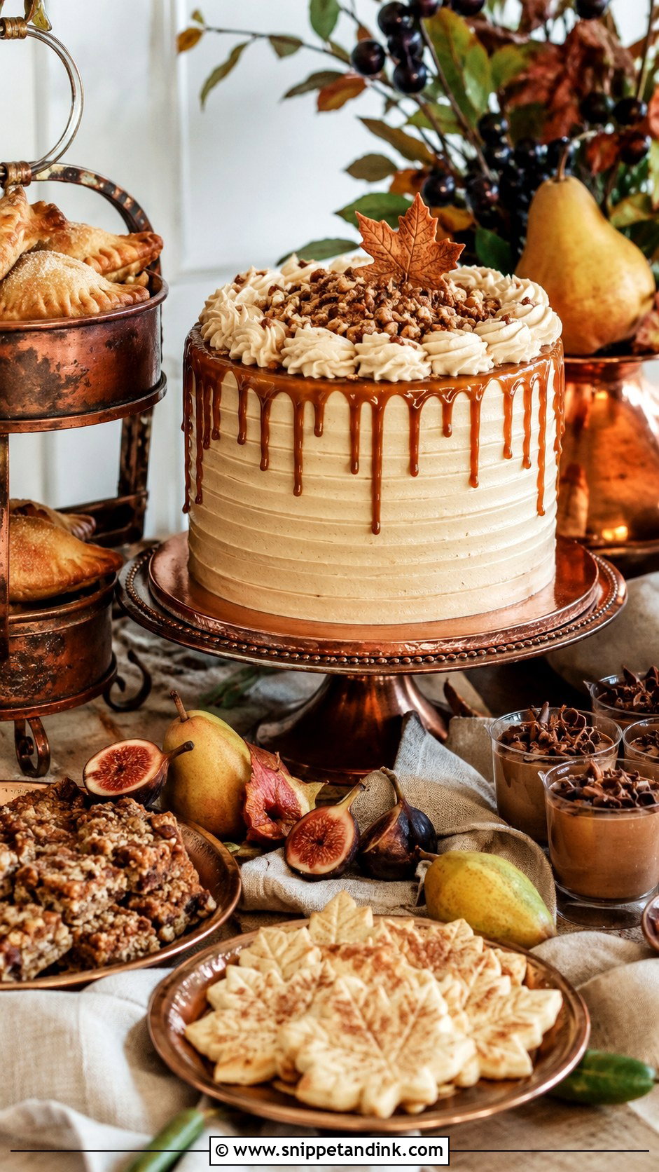 Fall Wedding Sweet Table - Snippet and Ink - 30 Wedding Sweet Table Ideas