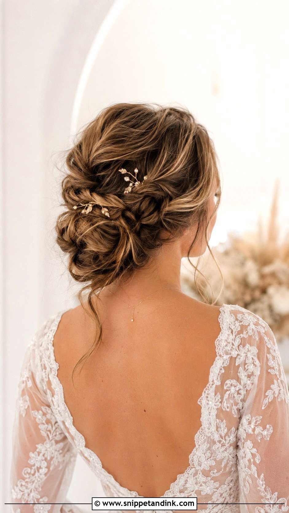 Fall Wedding Textured Updo For Bride - Snippet and Ink - 20 Fall Wedding Hair for Bride Ideas