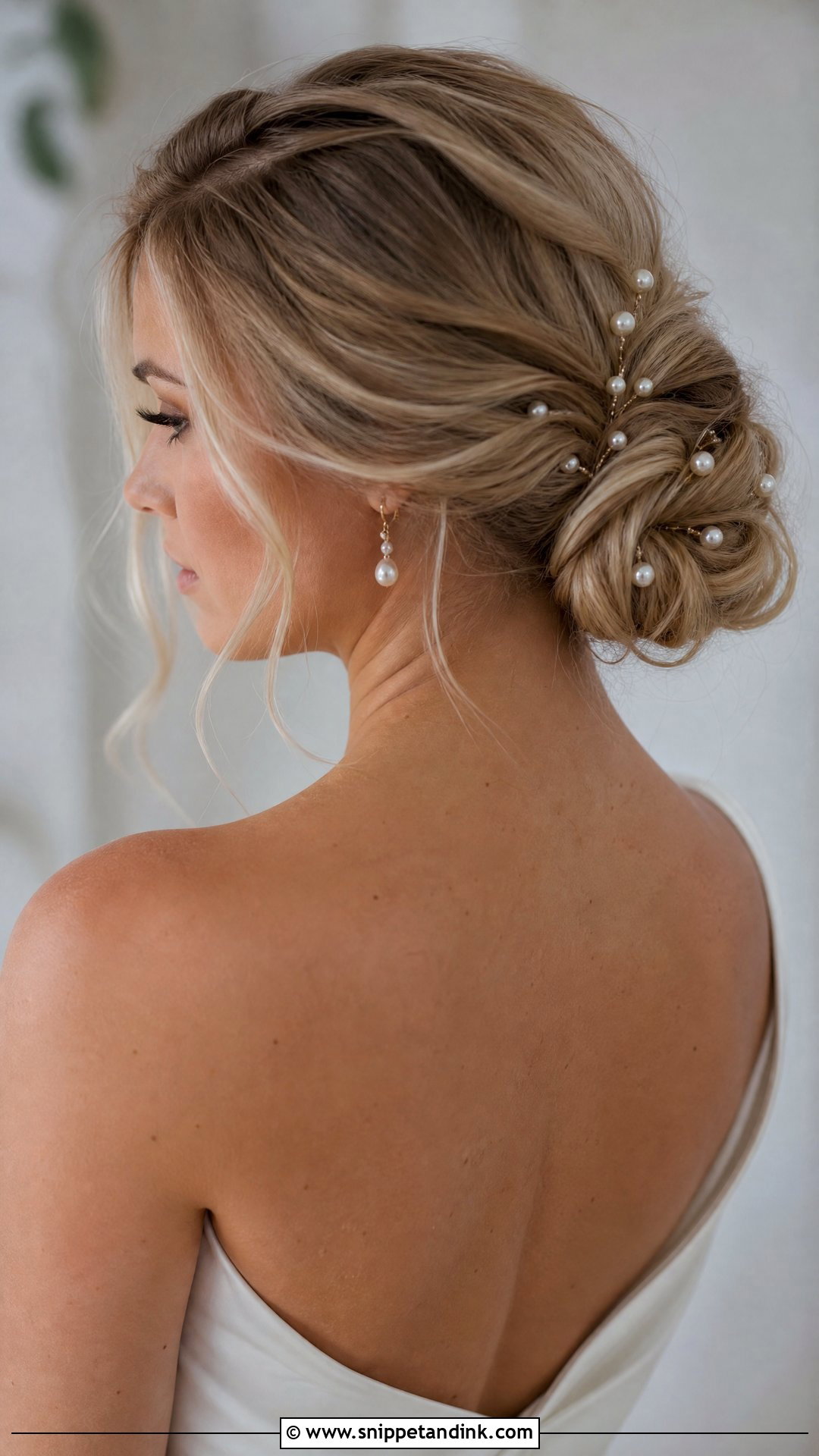 Fantasy Wedding Hairstyle With Pearl Pins - Snippet and Ink - 15 Fantasy Wedding Hairstyles