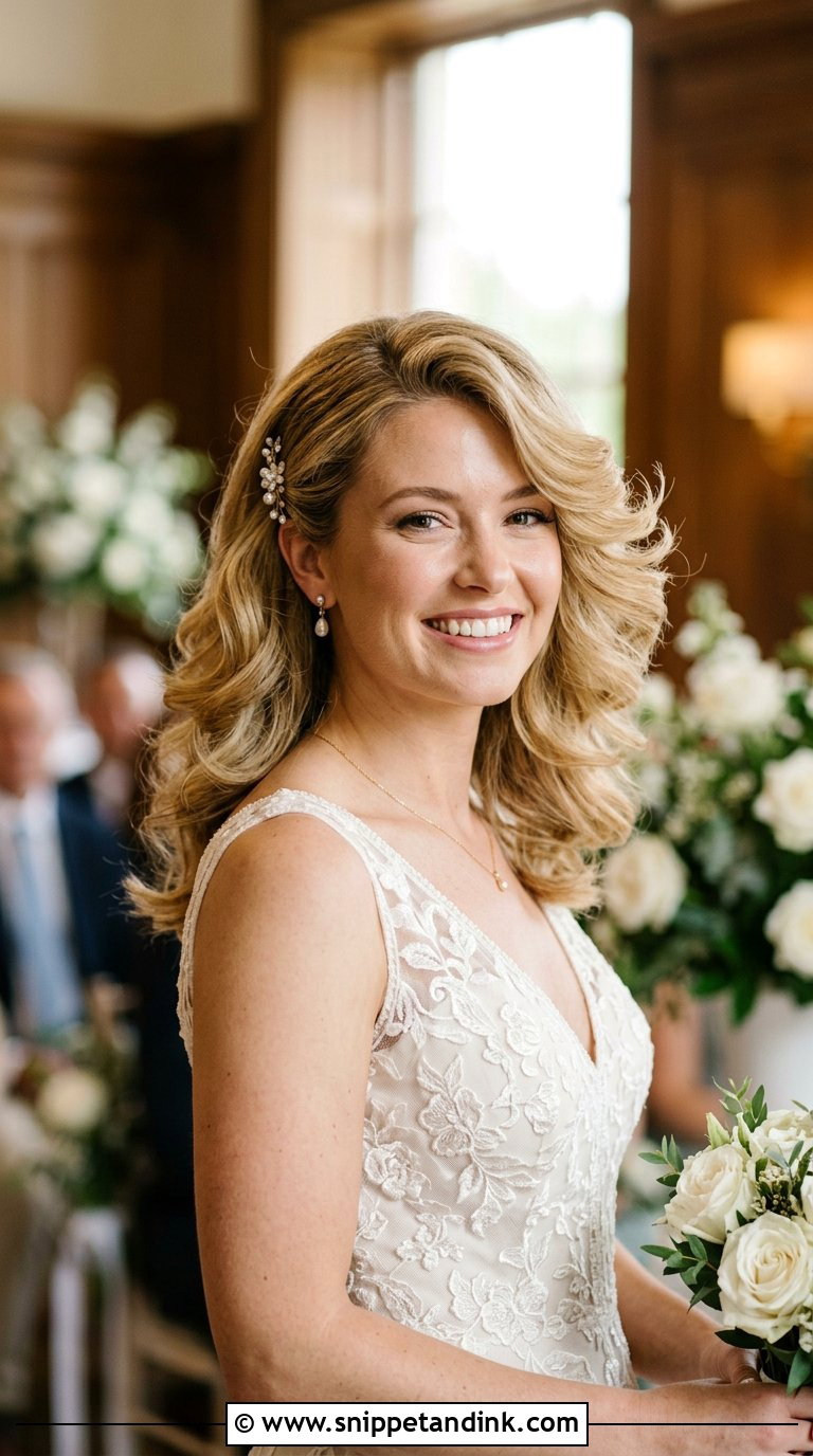 Farrah Fawcett Feathered Waves - Snippet and Ink - 20 70s Wedding Hair Ideas