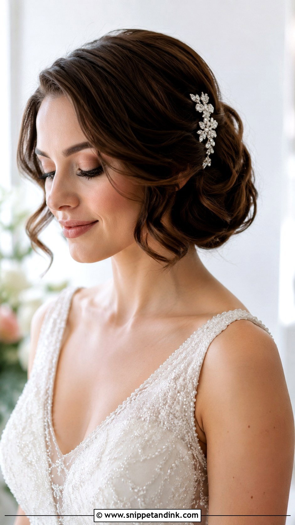 Faux Bob Updo - Snippet and Ink - 20 Hairstyles for Weddings Short Hair