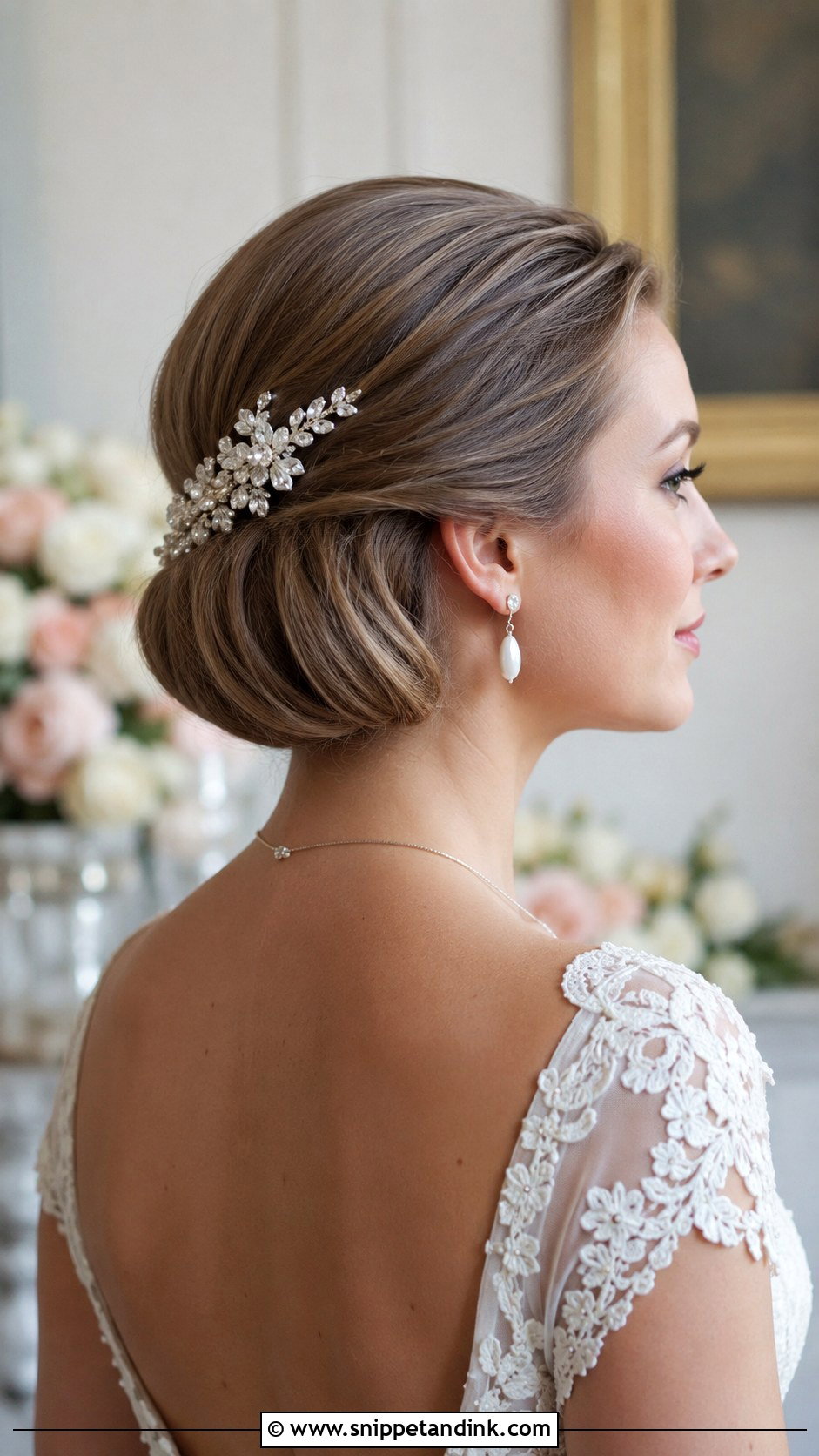 Faux Bob Updo Illusion - Snippet and Ink - 25 Bridal Hairstyles for Short Hair