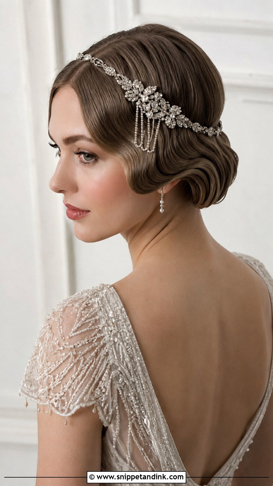 Faux Bob Wedding Hairstyle - Snippet and Ink - 25 Vintage Wedding Hairstyles