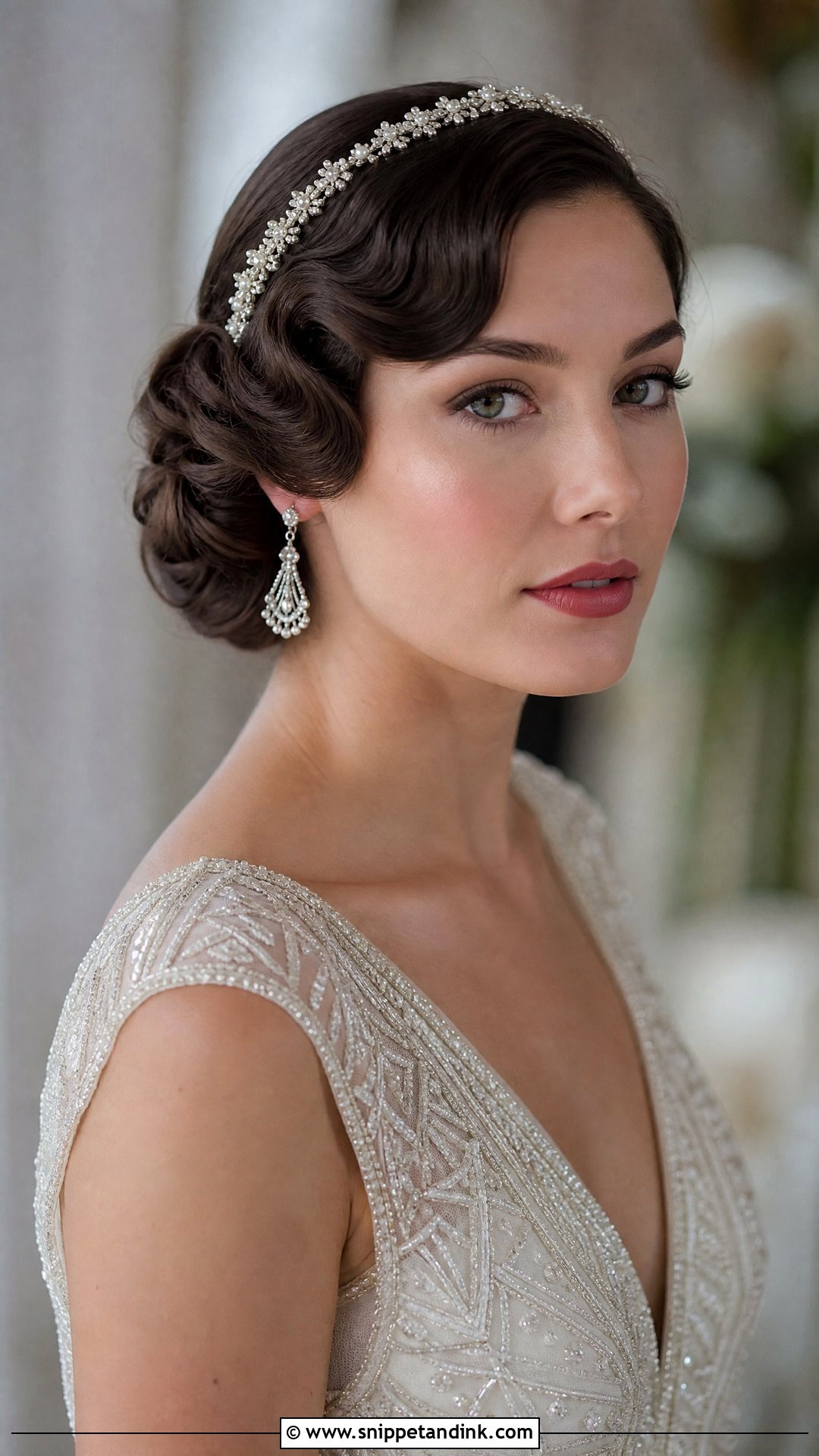 Faux Bob Wedding Hairstyle - Snippet and Ink - 20 Retro Wedding Hair Ideas