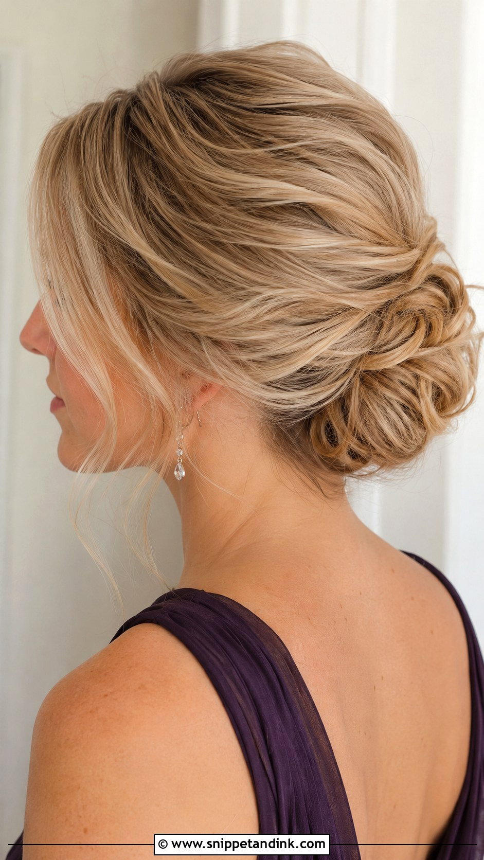 Faux Bun Updo For Short Hair - Snippet and Ink - 15 Wedding Guest Updo Short Hair Ideas