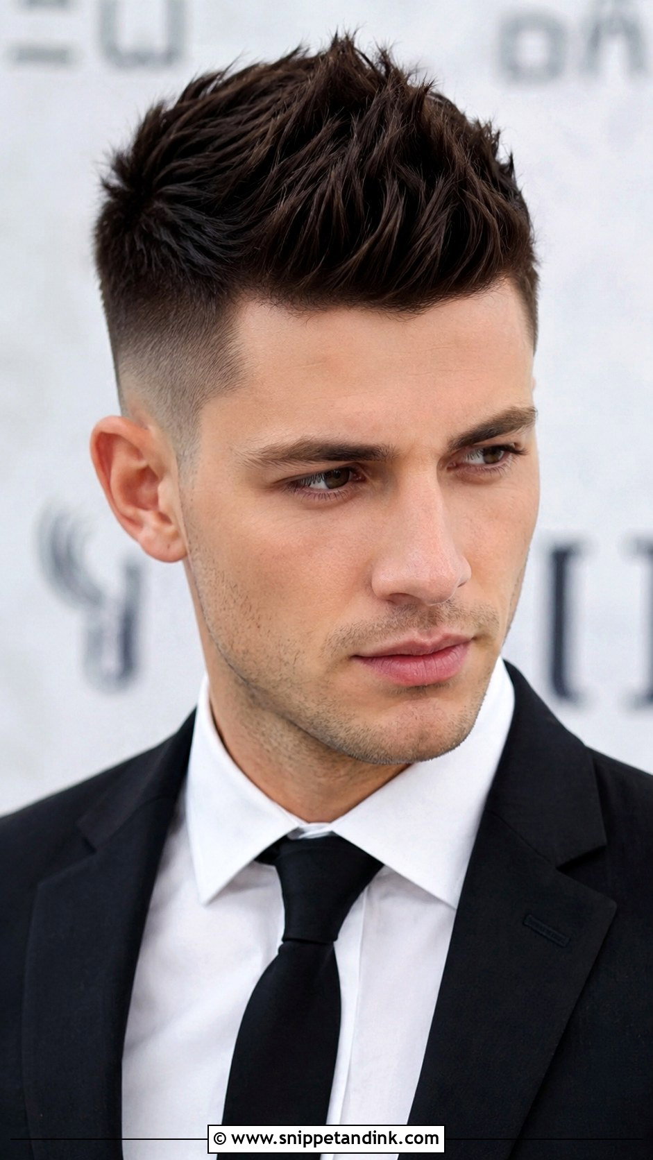 Faux Hawk Fade - Snippet and Ink - 25 Groom Haircut Ideas