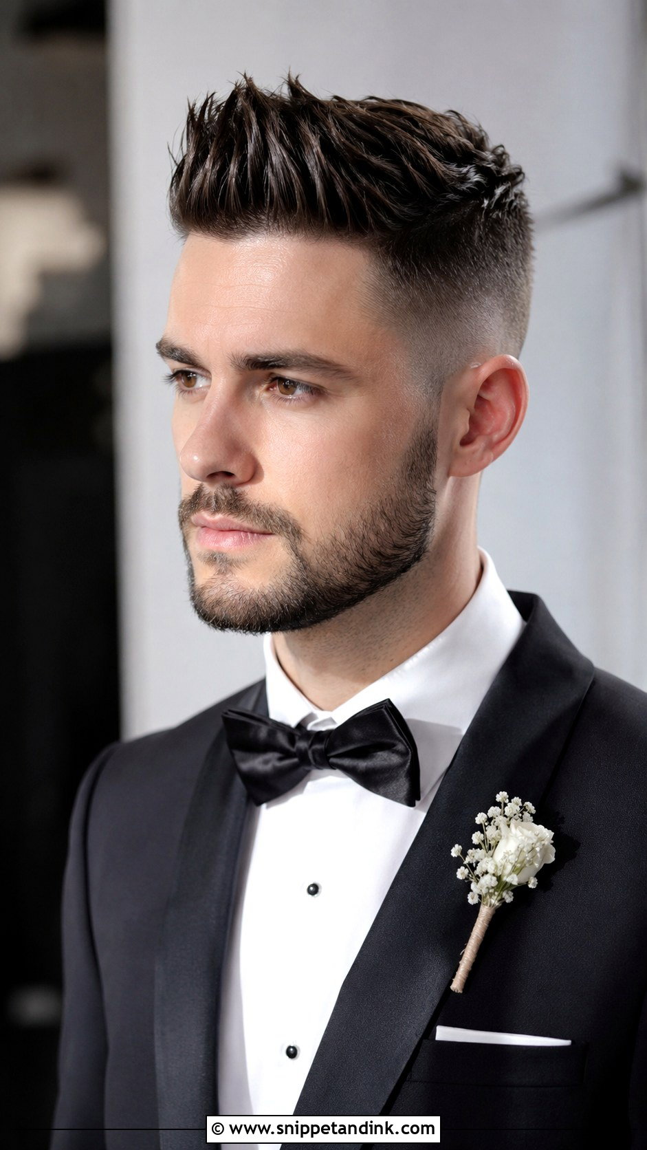 Faux Hawk Fade - Snippet and Ink - 20 Groom Hair Ideas