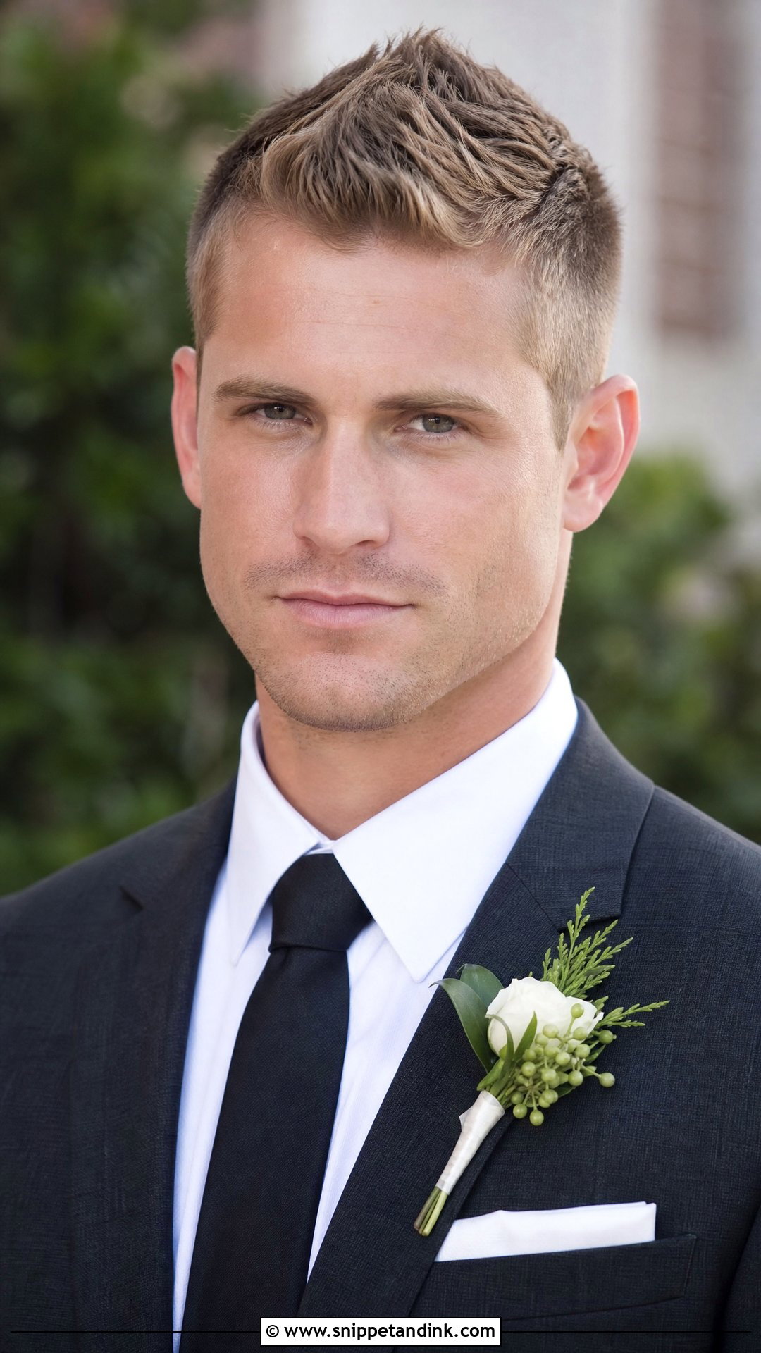 Faux Hawk Wedding Style - Snippet and Ink - 20 Men’s Wedding Hair Ideas