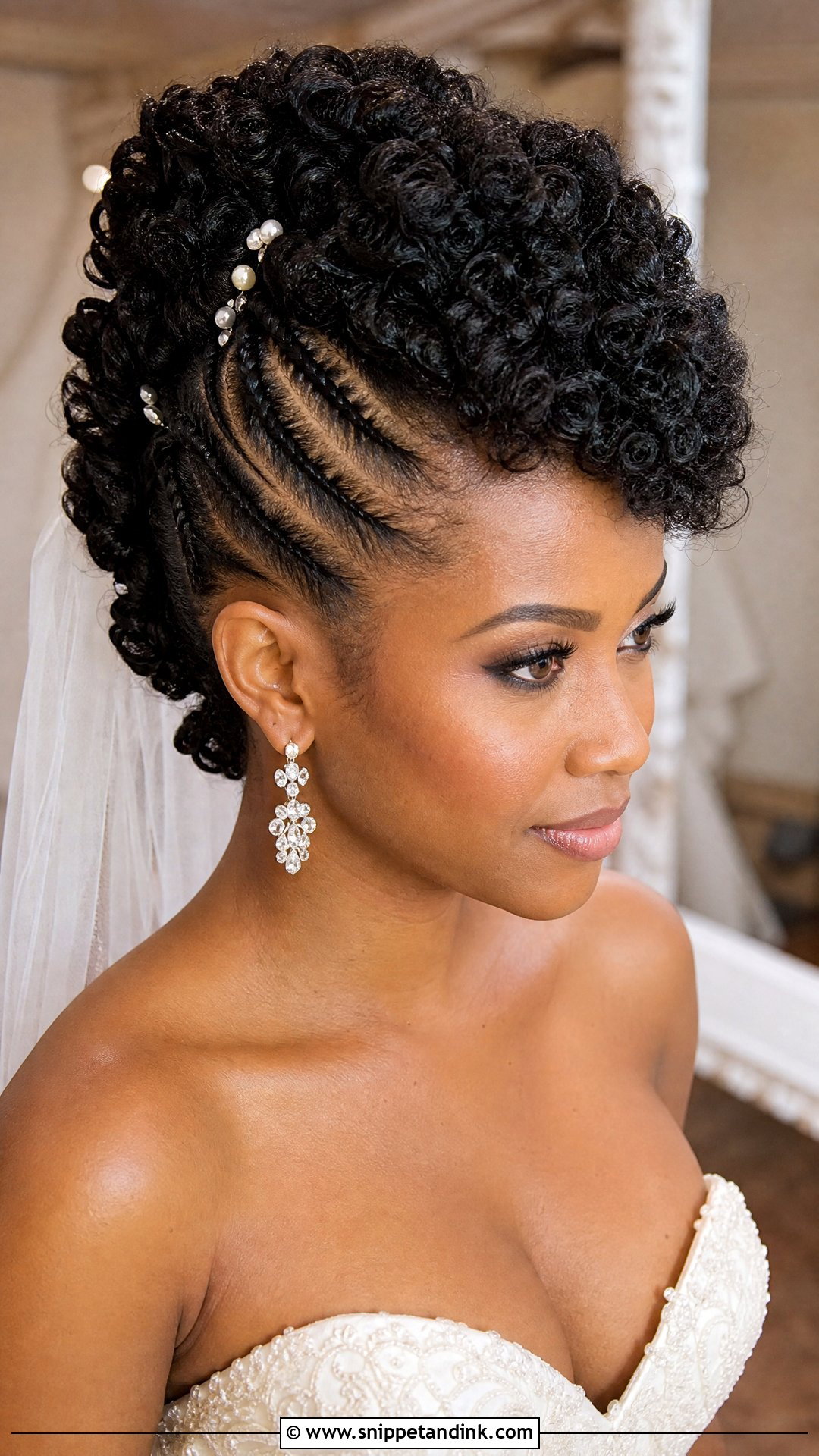 Faux Hawk Wedding Updo - Snippet and Ink - 20 Wedding Updo Hairstyles Black Women