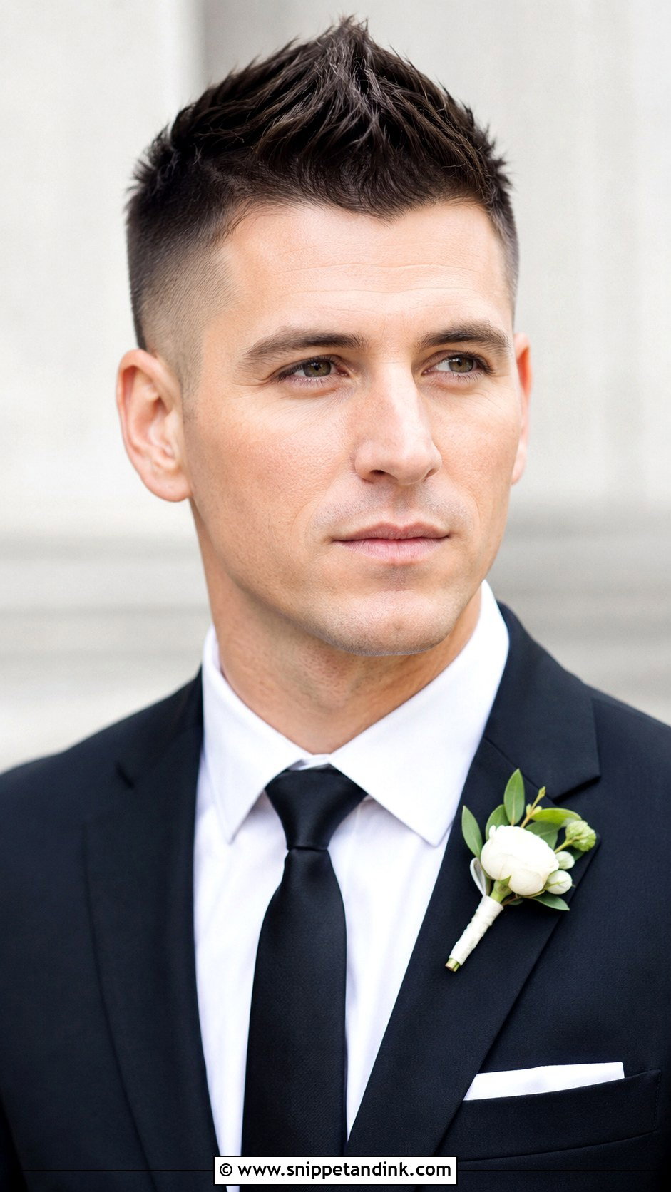 Faux Hawk for the Wedding - Snippet and Ink - 20 Mens Wedding Hairstyles