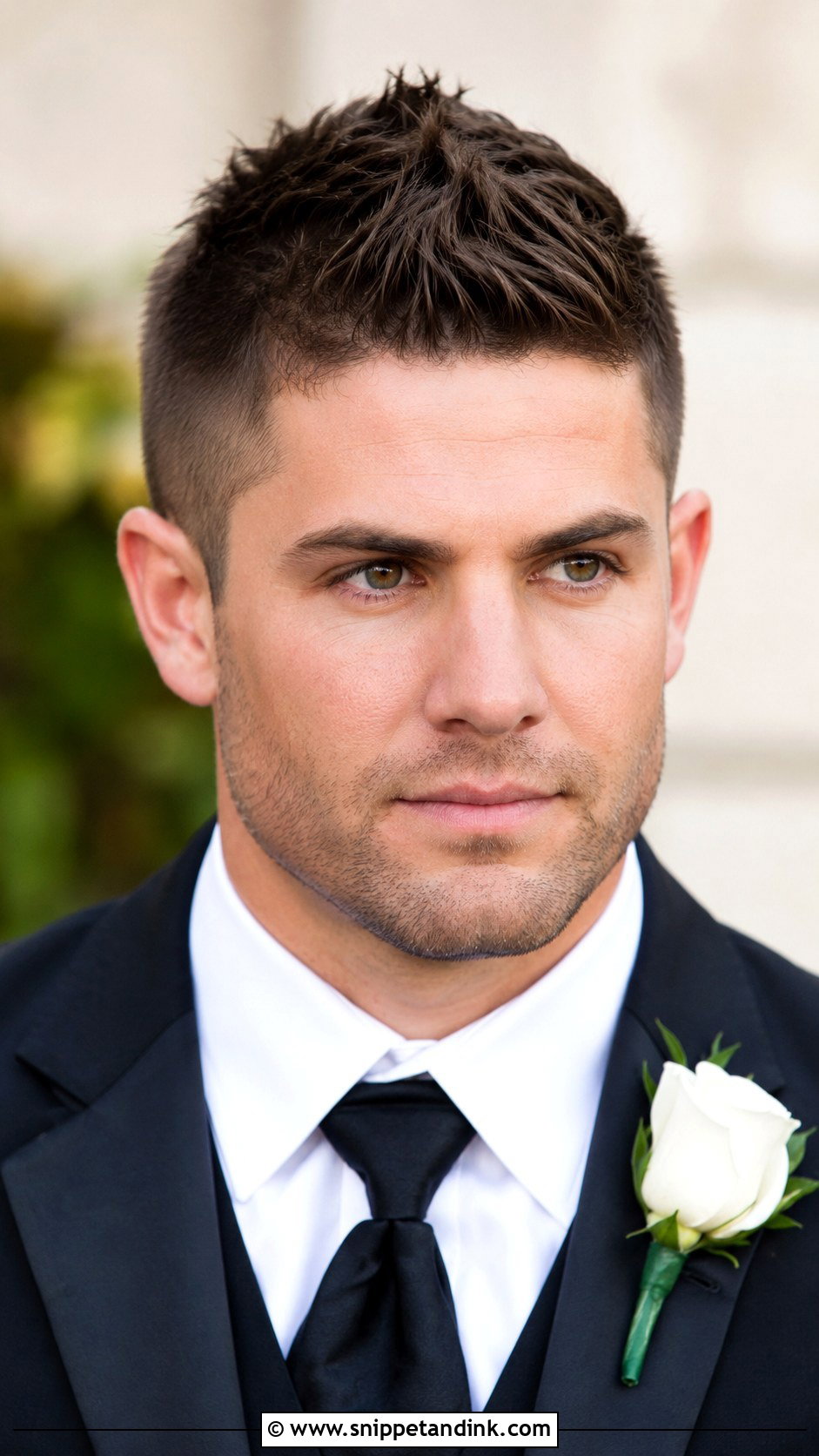 Faux Hawk - Snippet and Ink - 25 Wedding Hairstyles for Men