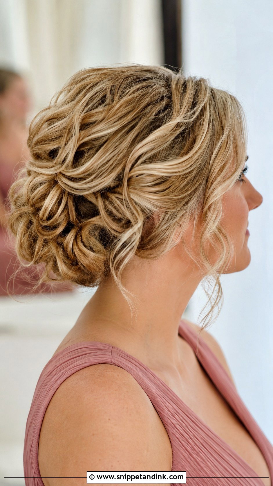 Faux Updo Short Hair Bridesmaid Hairstyle - Snippet and Ink - 20 Bridesmaids Hairstyles for Short Hair
