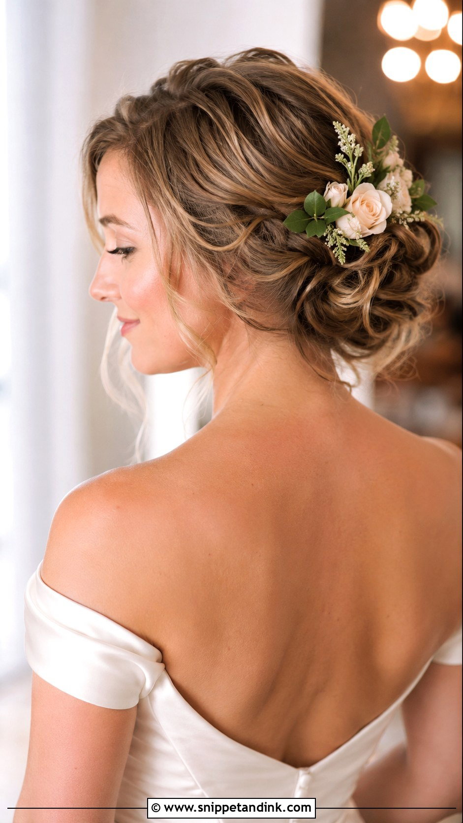 Faux Updo for Short Hair - Snippet and Ink - 25 Hair Styles for Short Hair for Weddings