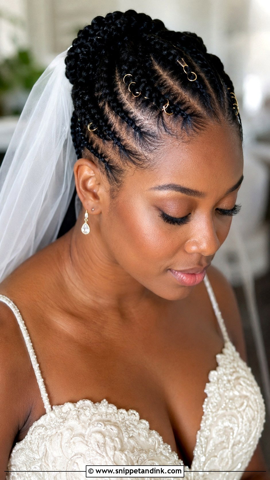 Feed In Braids for Wedding Day - Snippet and Ink - 20 Braided Wedding Hairstyles Black Women