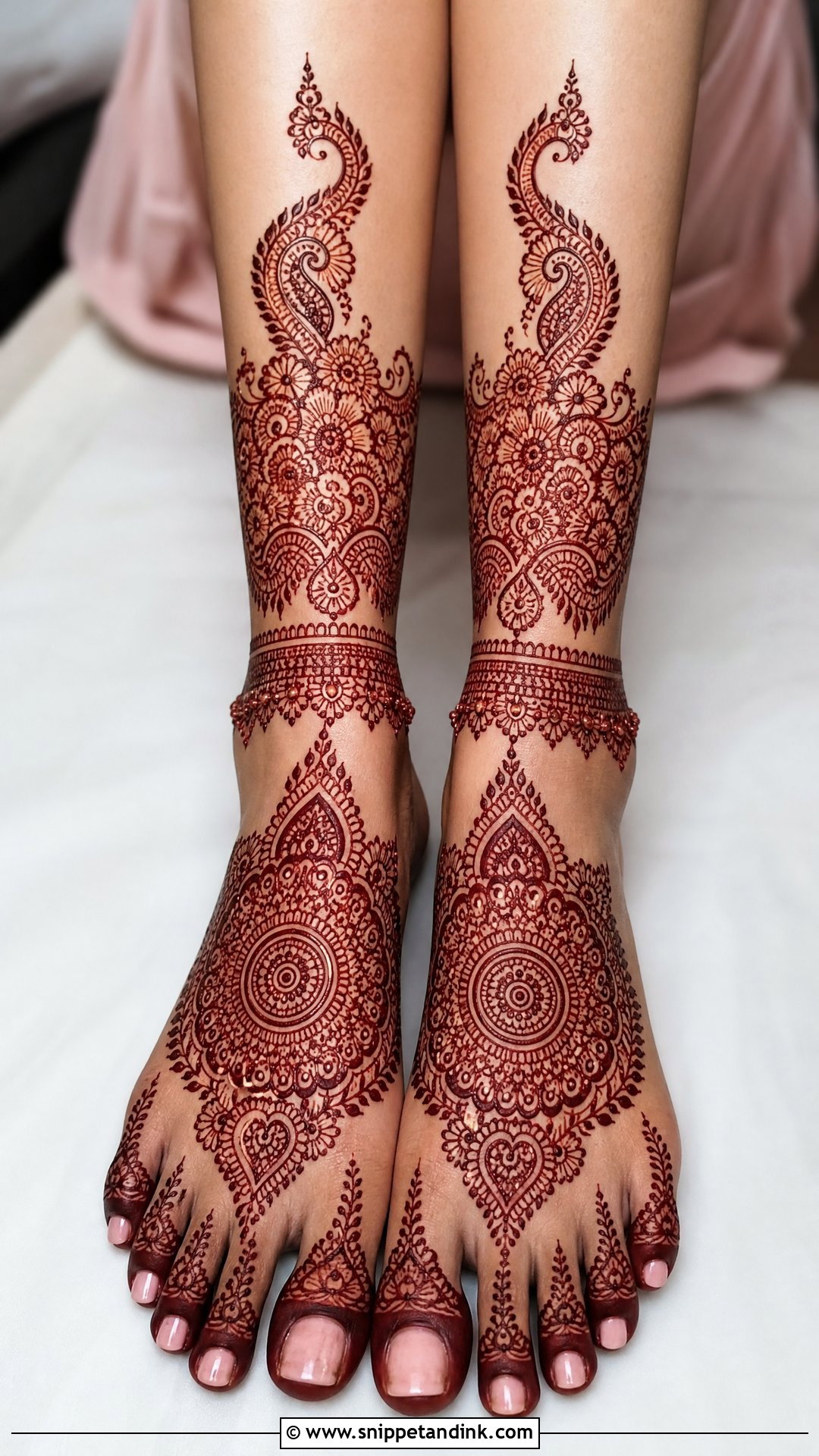 Feet Bridal Mehndi Design - Snippet and Ink - 20 New Unique Bridal Mehndi Designs