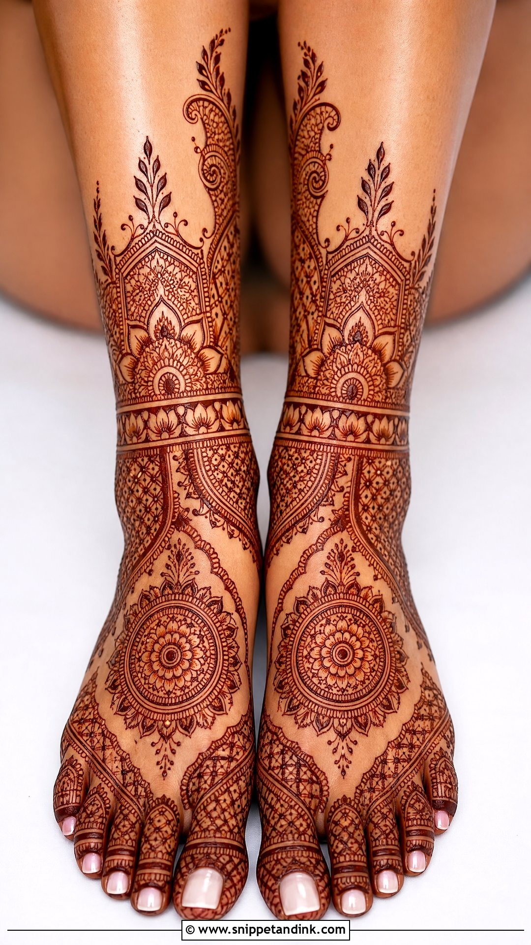 Feet Bridal Mehndi Design - Snippet and Ink - 20 Bridal Mehndi Designs Brides
