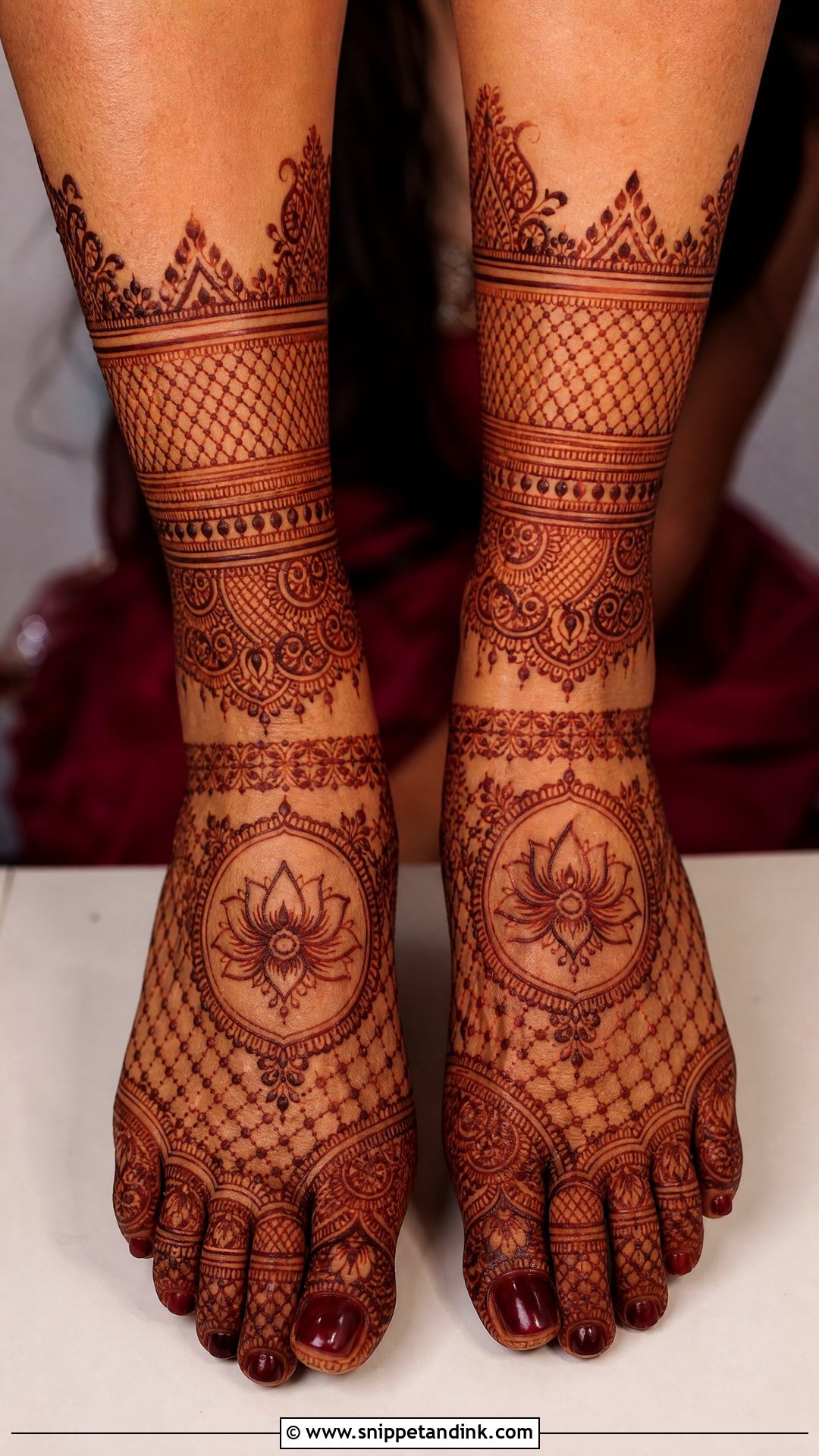 Feet Shaadi Mehndi Design - Snippet and Ink - 20 Shaadi Mehndi Design Ideas