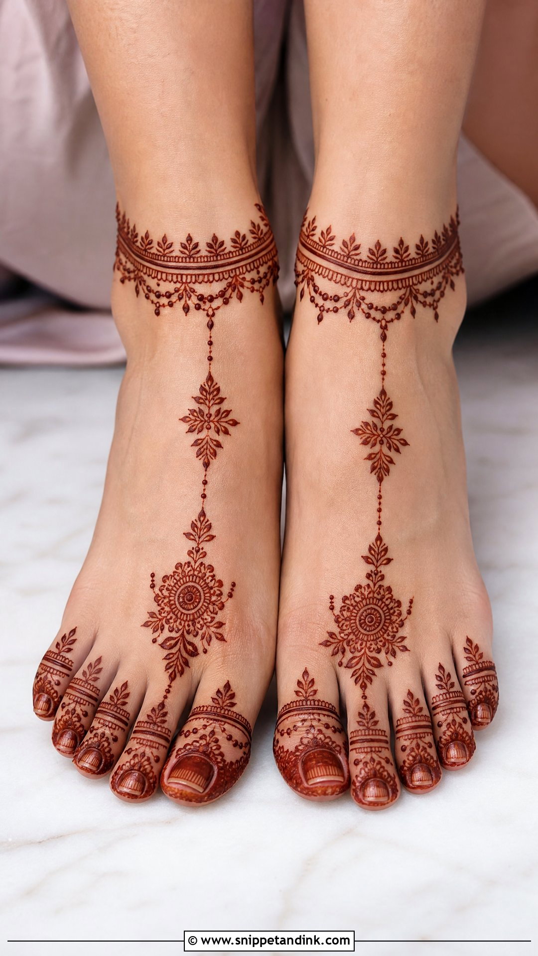 Feet Sister Wedding Mehndi Design - Snippet and Ink - 25 Sister Wedding Mehndi Design Ideas