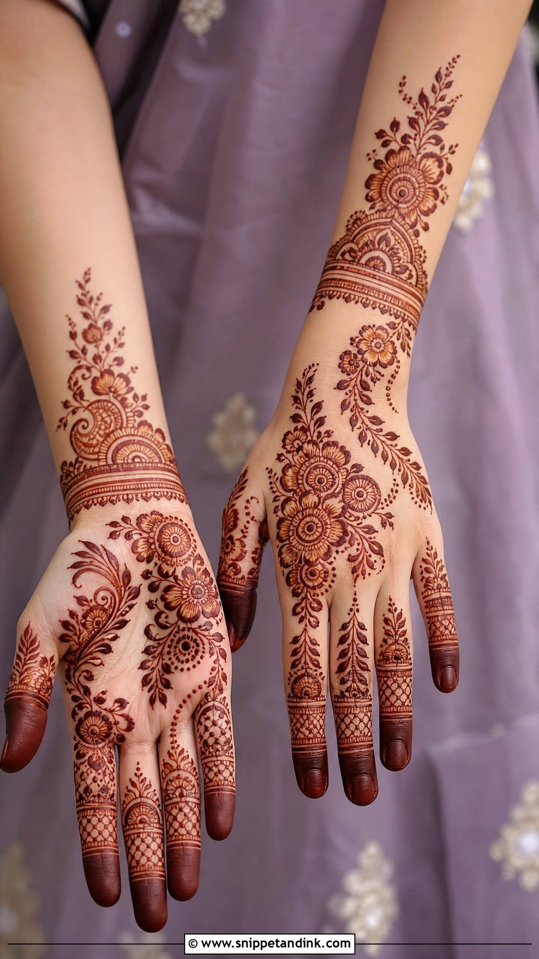 Festival Bunches Mehndi Design - Snippet and Ink - 25 Bunches Mehndi Design Ideas