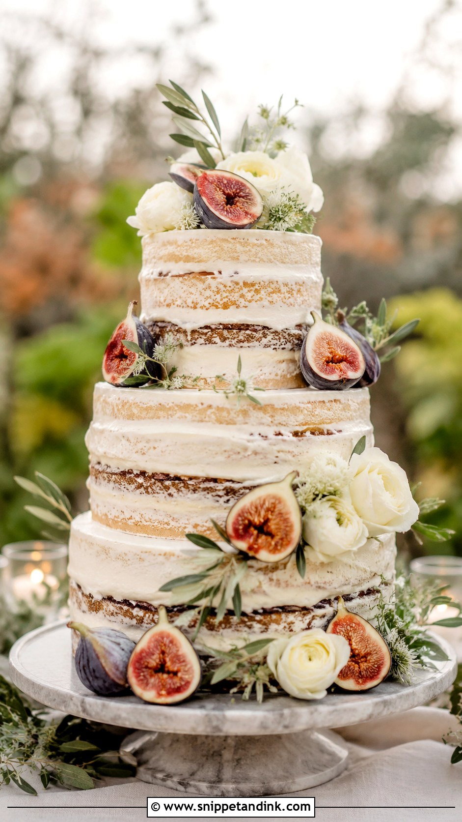 Fig Olive Oil Wedding Cake - Snippet and Ink - 20 Olive Oil Wedding Cake Ideas