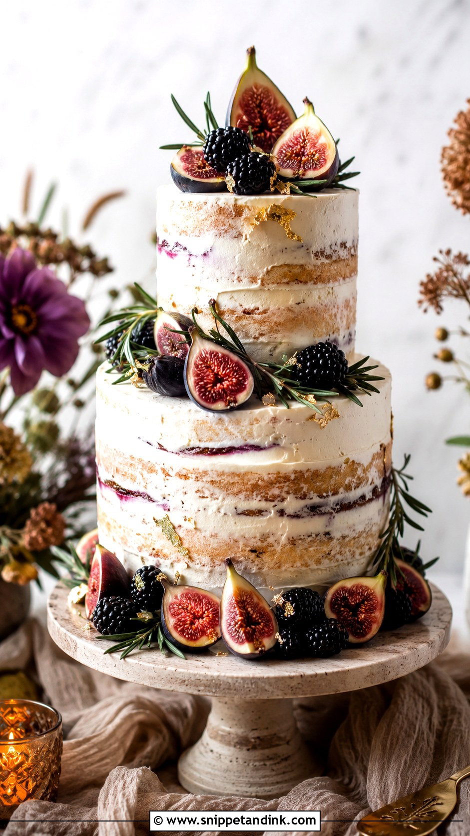 Fig Wedding Cake - Snippet and Ink - 25 Thanksgiving Wedding Cake Ideas