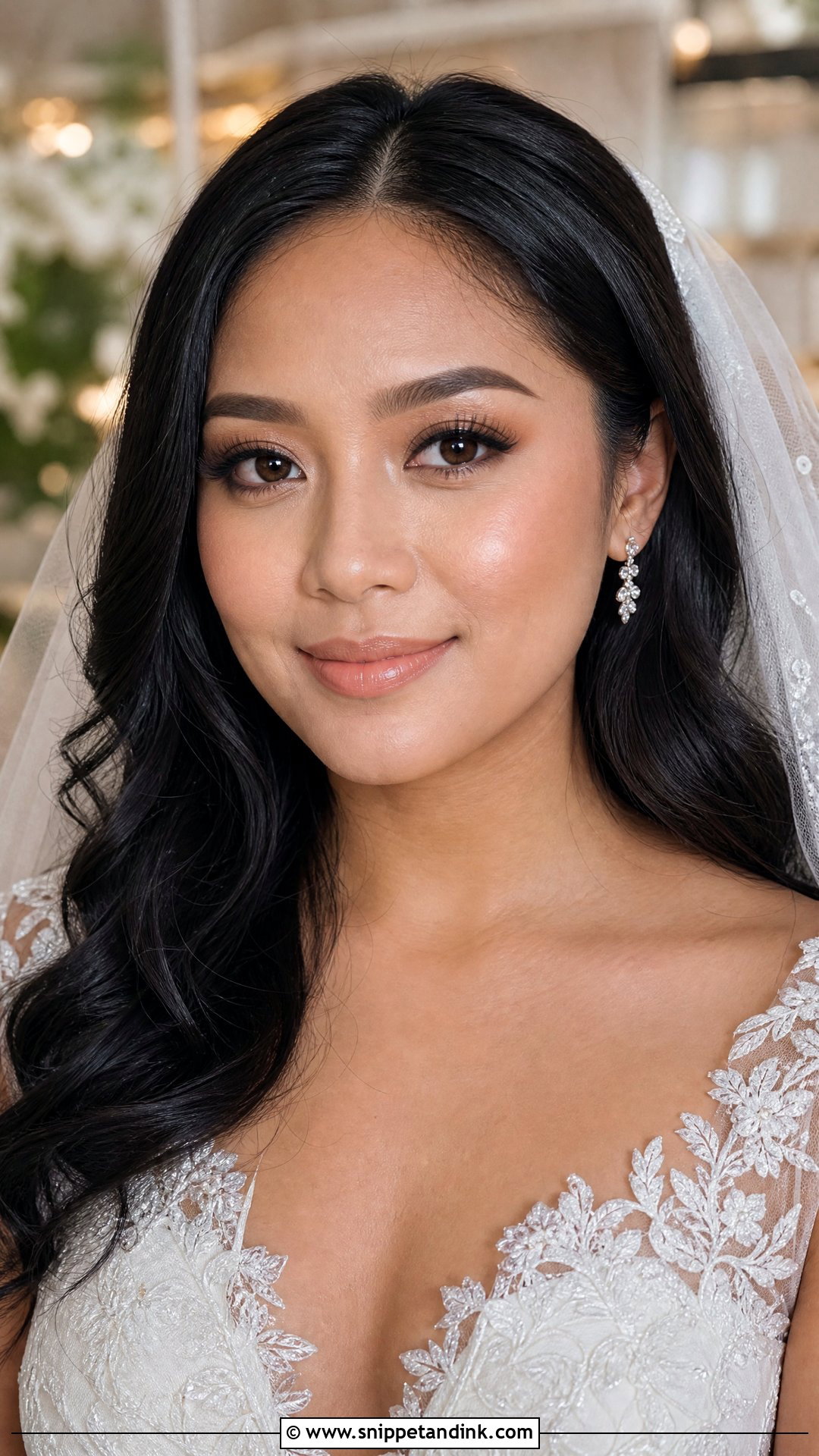 Filipino Bridal Makeup With Nude Lip - Snippet and Ink - 20 Filipino Asian Bridal Makeup Ideas