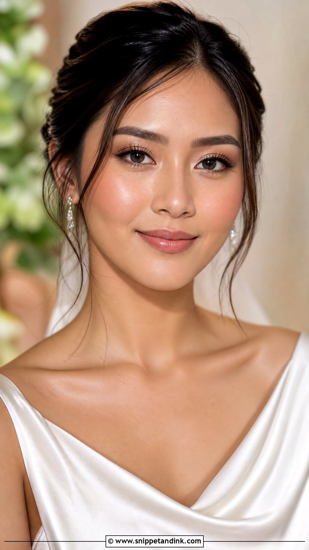 Filipino Soft Glam Bridal Makeup - Snippet and Ink - 20 Filipino Asian Bridal Makeup Ideas