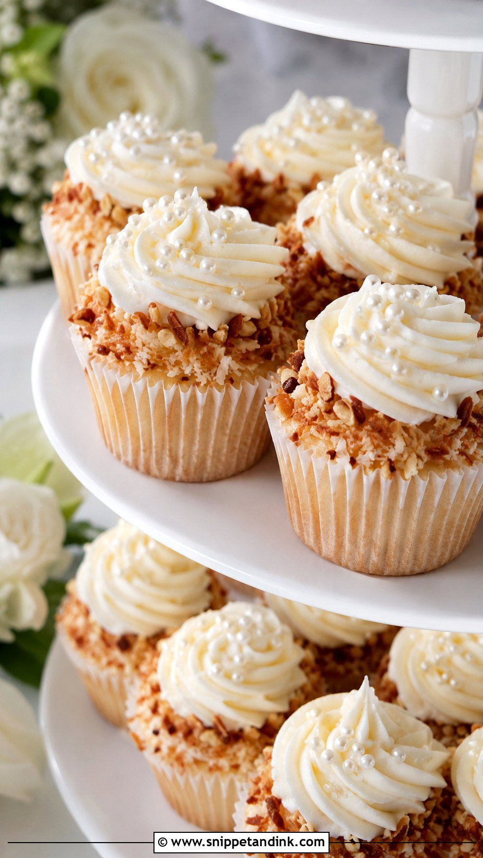 Filled Italian Wedding Cake Cupcakes - Snippet and Ink - 20 Italian Wedding Cake Cupcake Ideas