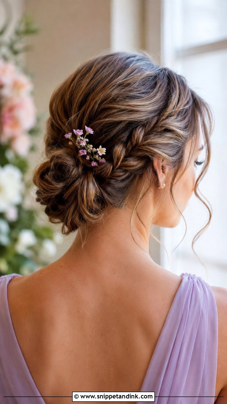 Fine Hair Braided Low Bun - Snippet and Ink - 20 Bridesmaid Hairstyles Fine Hair