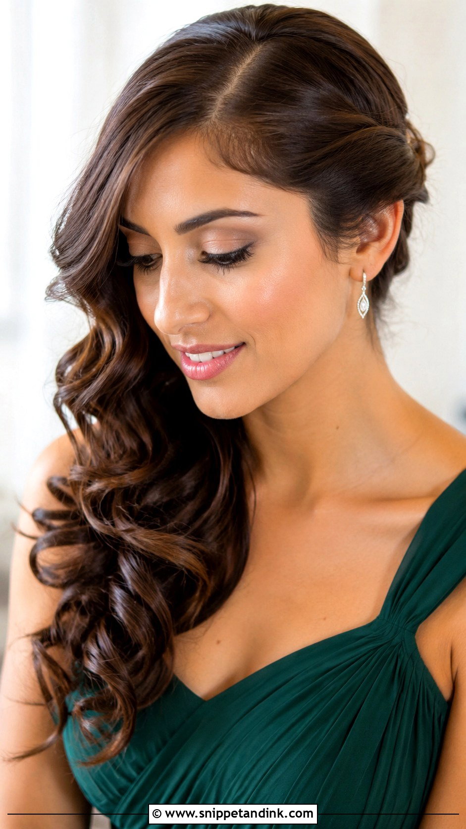 Fine Hair Side Swept Curls - Snippet and Ink - 20 Bridesmaid Hairstyles Fine Hair