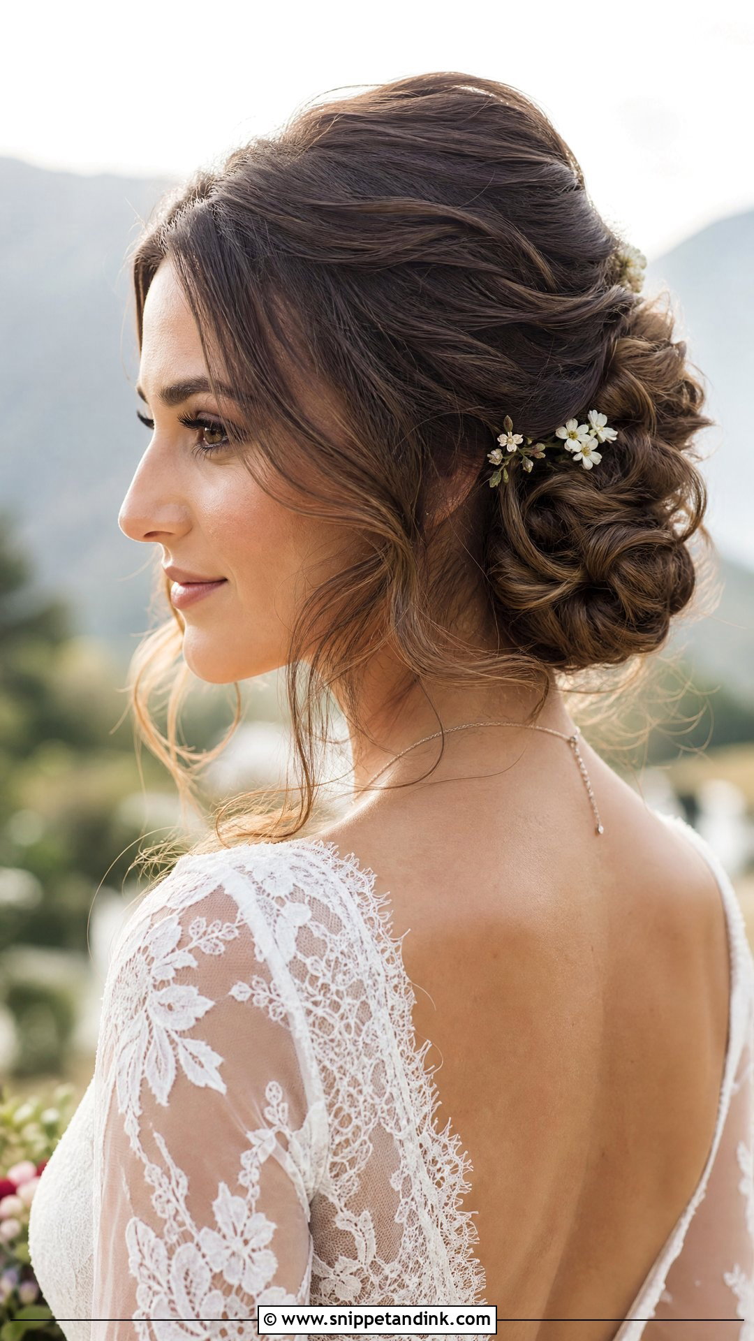 Fine Hair Textured Updo - Snippet and Ink - 15 Fine Hair Bridal Styles
